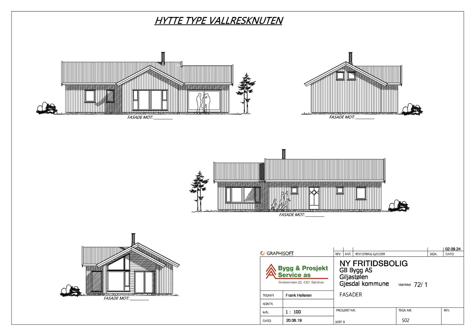 Fasader - Vallresknuten Galleribilde