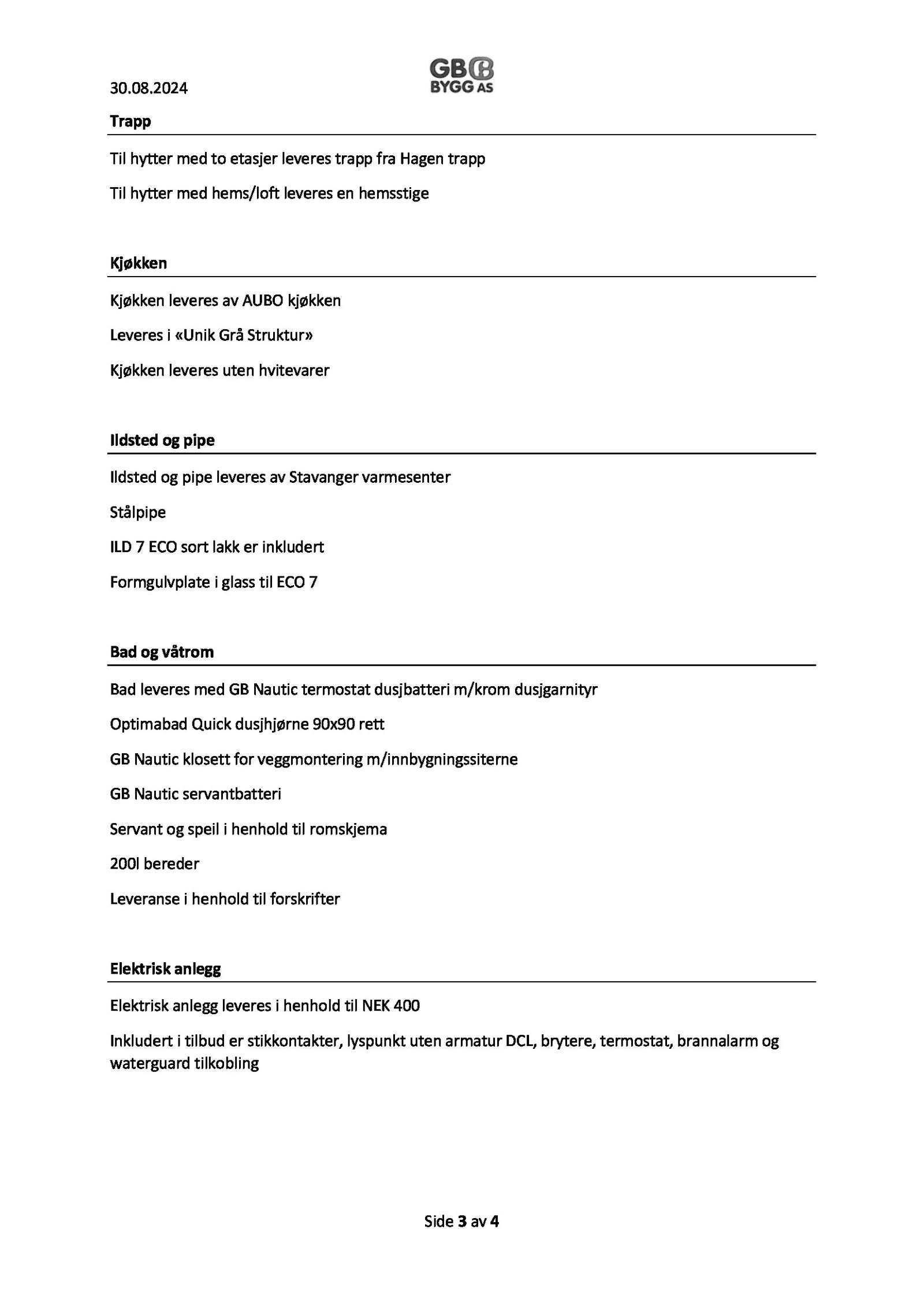 Leveransebeskrivelse Stølslia hyttefelt - Side 3 av 4 Galleribilde