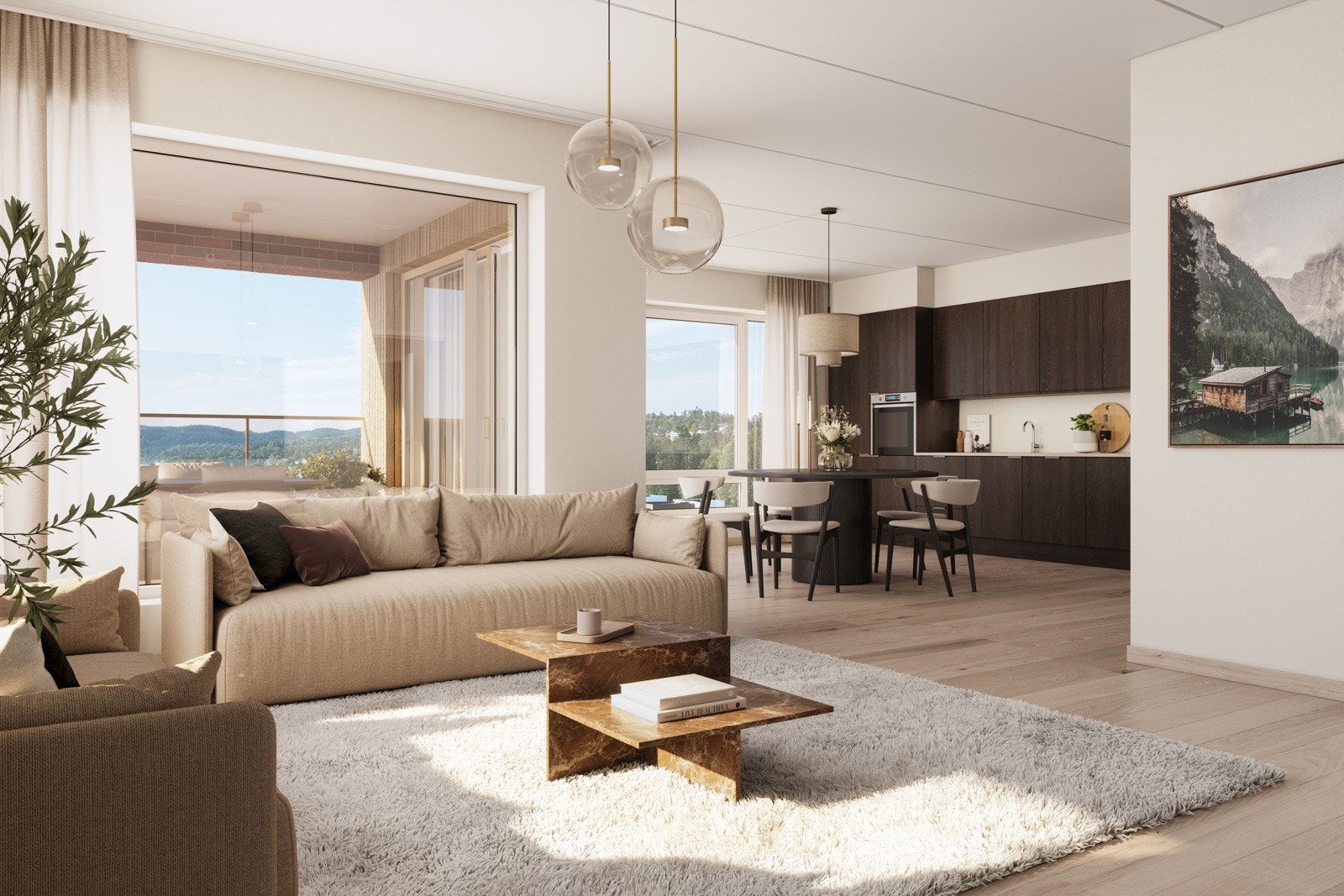 Kvalitetskjøkken fra HTH med fronter av typen Mood. * Alle illustrasjoner er kun ment å være av illustrativ karakter og avvik kan fremkomme. Galleribilde