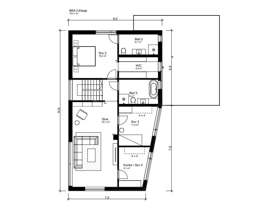 Åsenhaugen 10 - 2. etasje Galleribilde