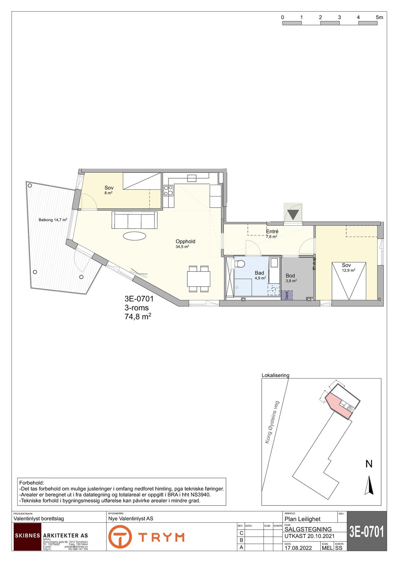 Planskisse Galleribilde