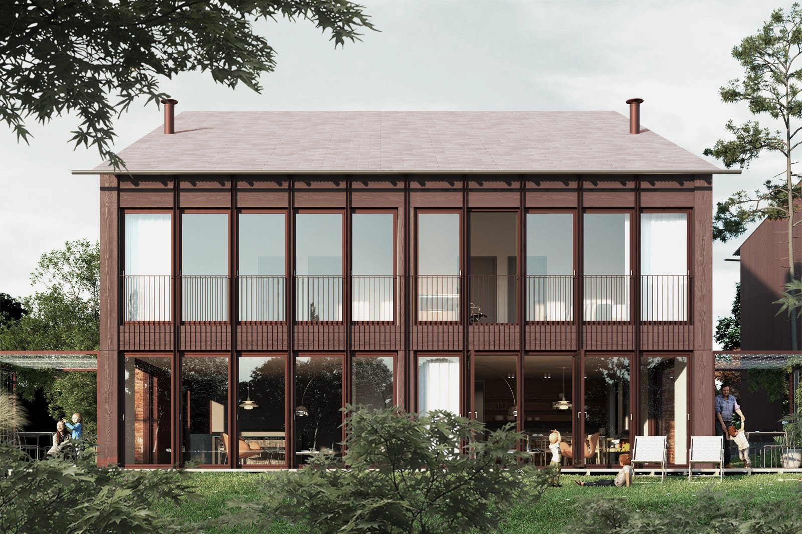 Disse moderne tomannsboligene kombinerer utsøkt design med høy kvalitet i alle detaljer, og gir deg en boligopplevelse utenom det vanlige Galleribilde