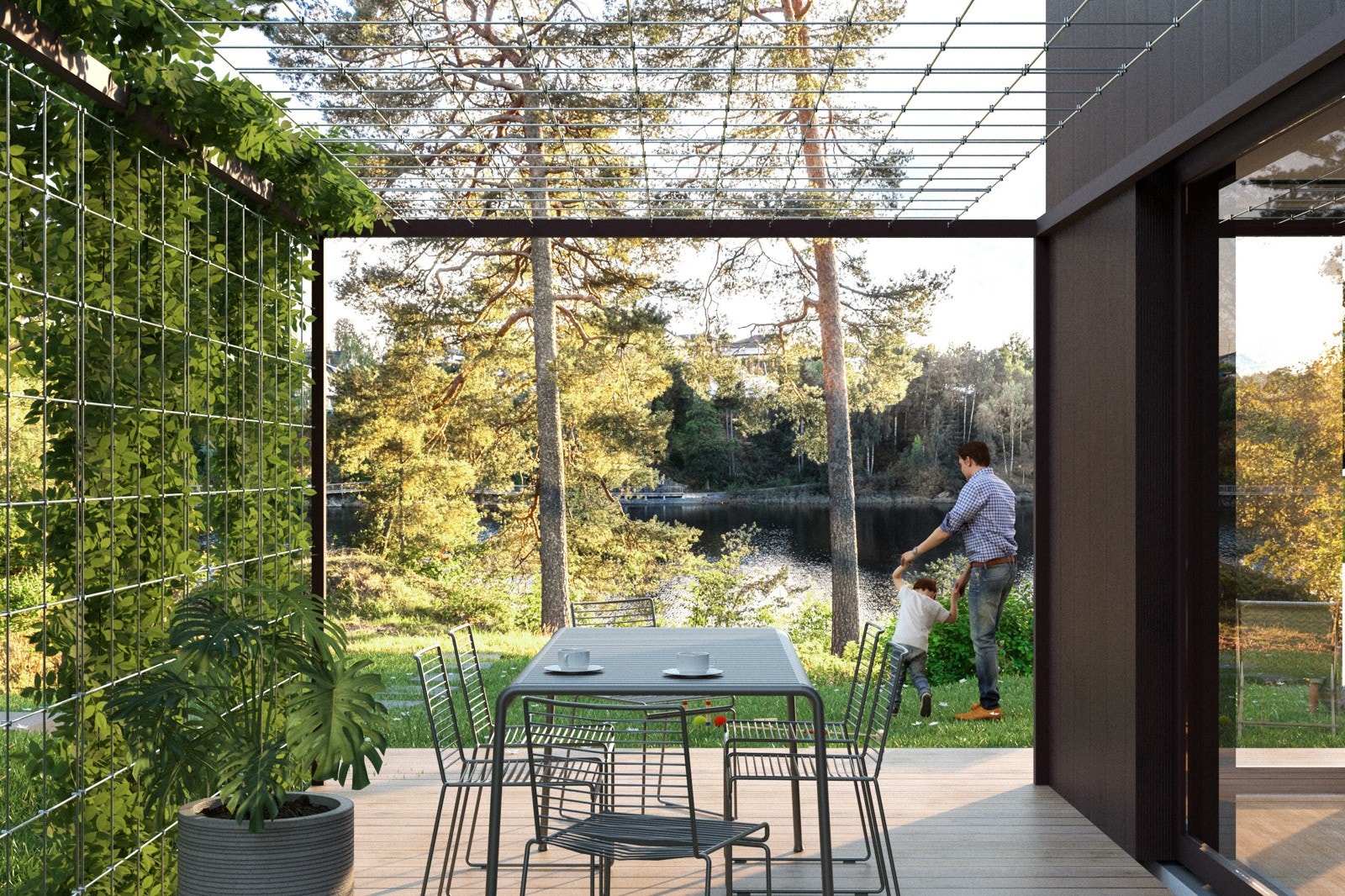 Boligene er nøye planlagt for å imøtekomme moderne familiers behov, med et stilrent interiør og høy kvalitet i alle detaljer Galleribilde