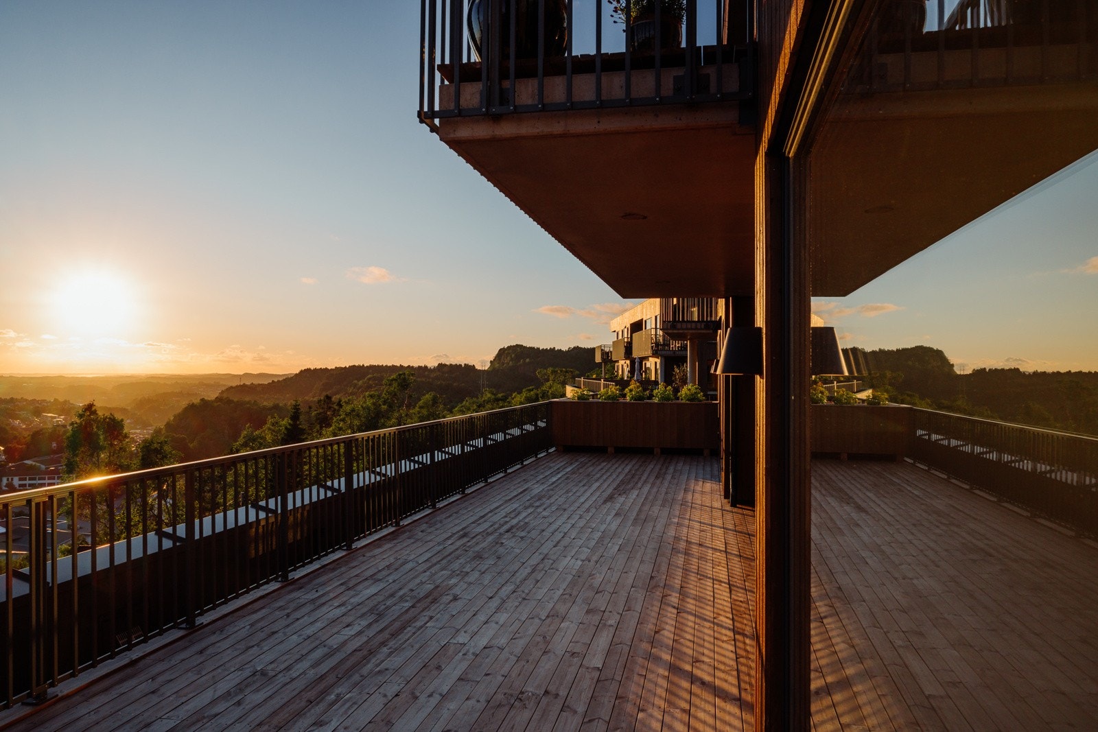 Utsiktsbilde fra første byggetrinn. Galleribilde