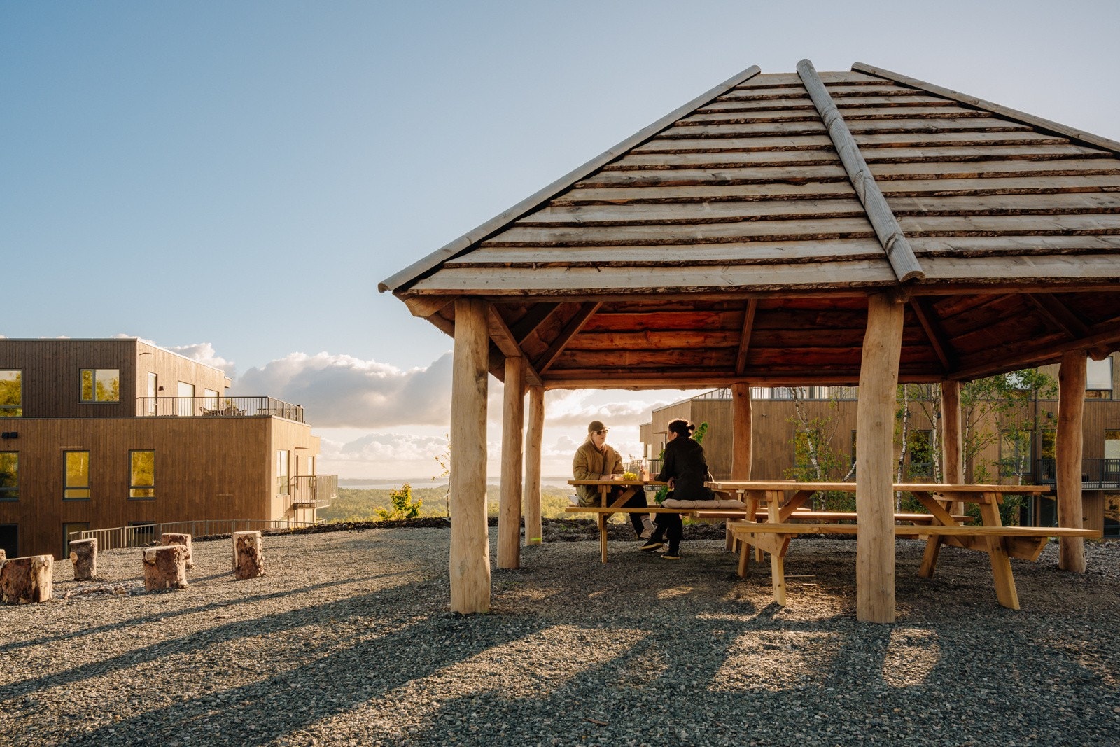 Bilde fra første byggetrinn. Galleribilde