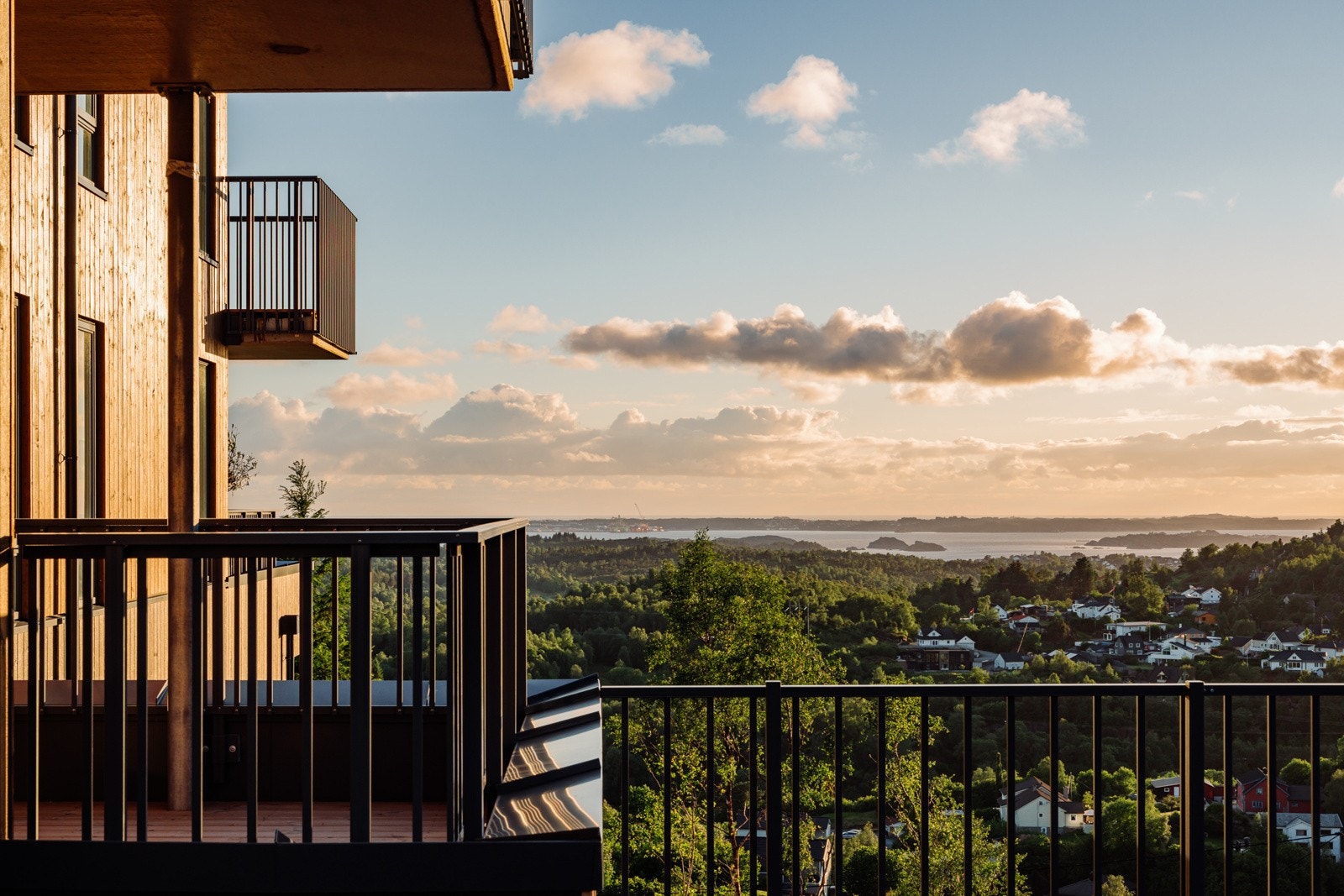 Utsiktsbilde fra første byggetrinn. Galleribilde