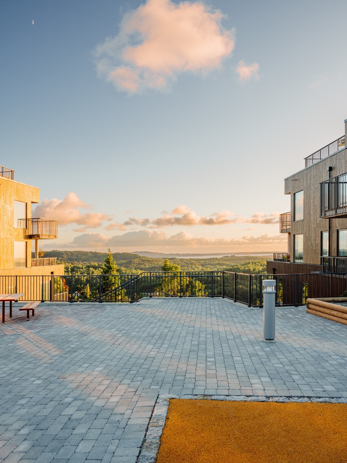 Bilde fra første byggetrinn. Galleribilde