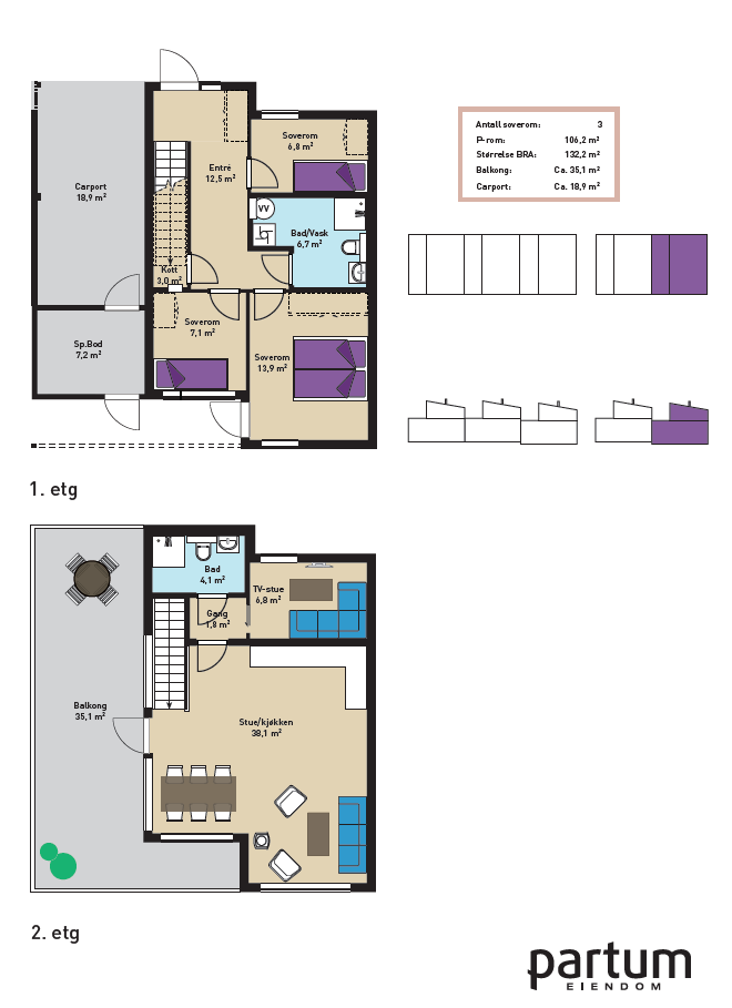 Plantegning og plassering i kjeden Galleribilde