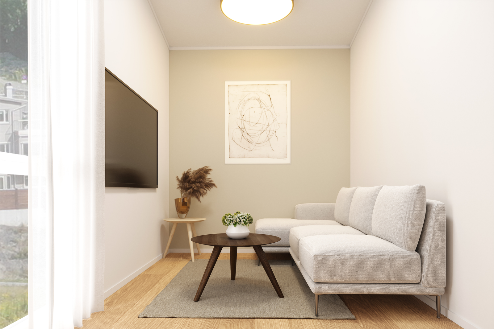 TV-stue Galleribilde