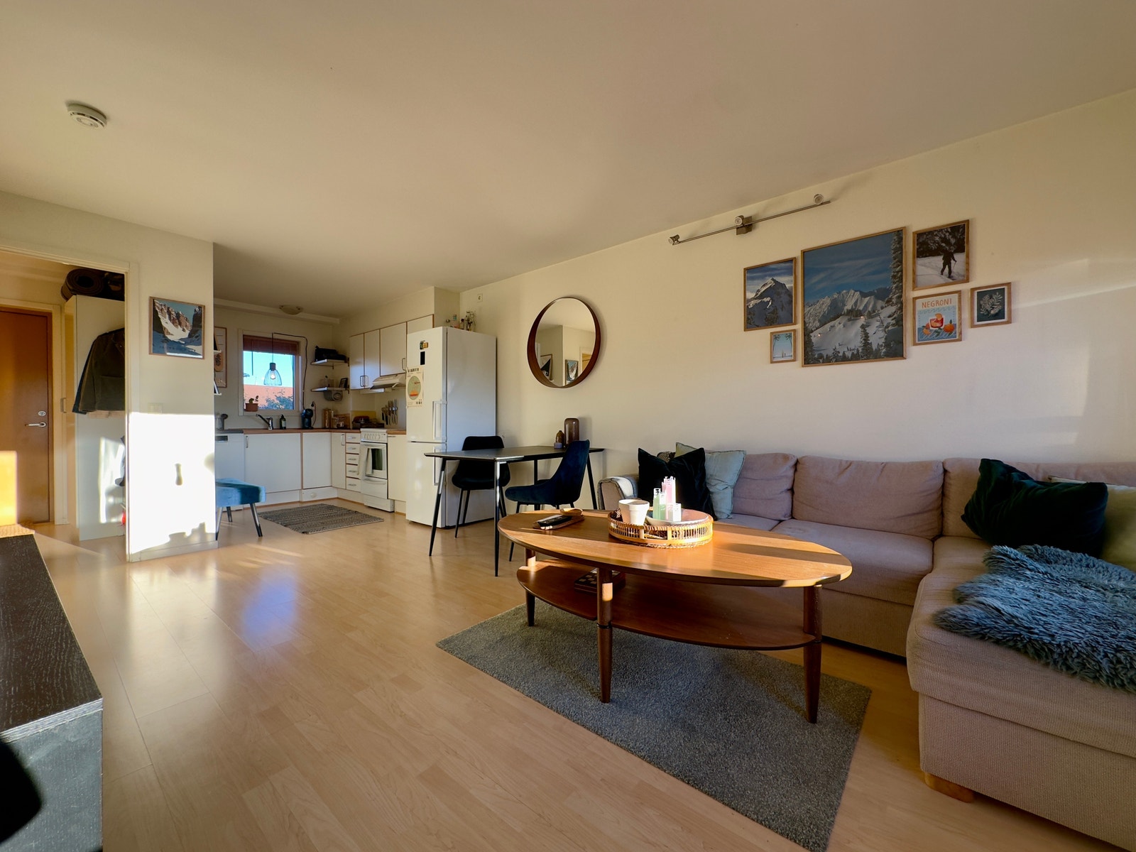 Åpen stue/kjøkken-løsning Galleribilde