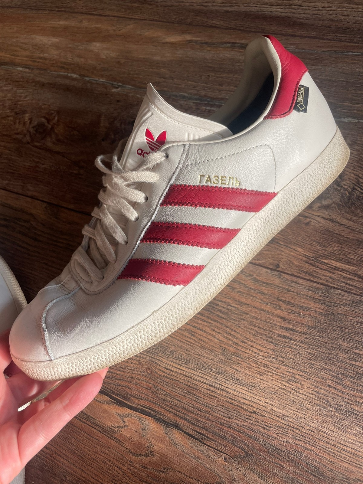 Red Gazelle Moskva Adidas Gazelle Moskva GoreTex GTX White Red Str