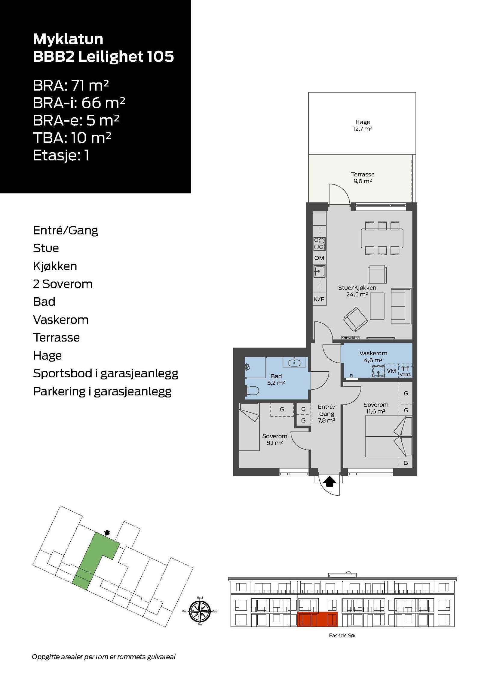 Myklatun BBB2 Leilighet 105 Galleribilde