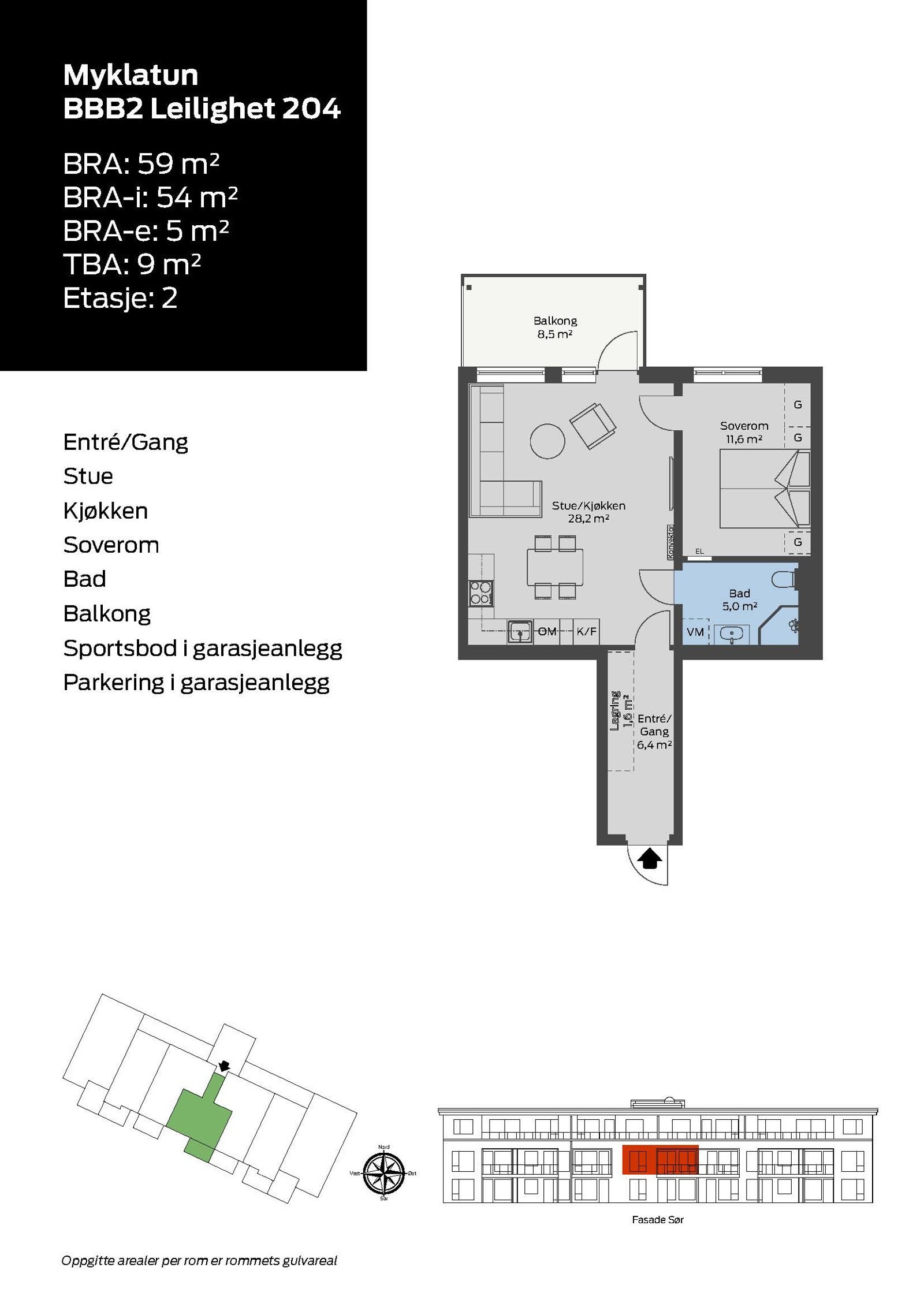 Myklatun BBB2 Leilighet 204 Galleribilde