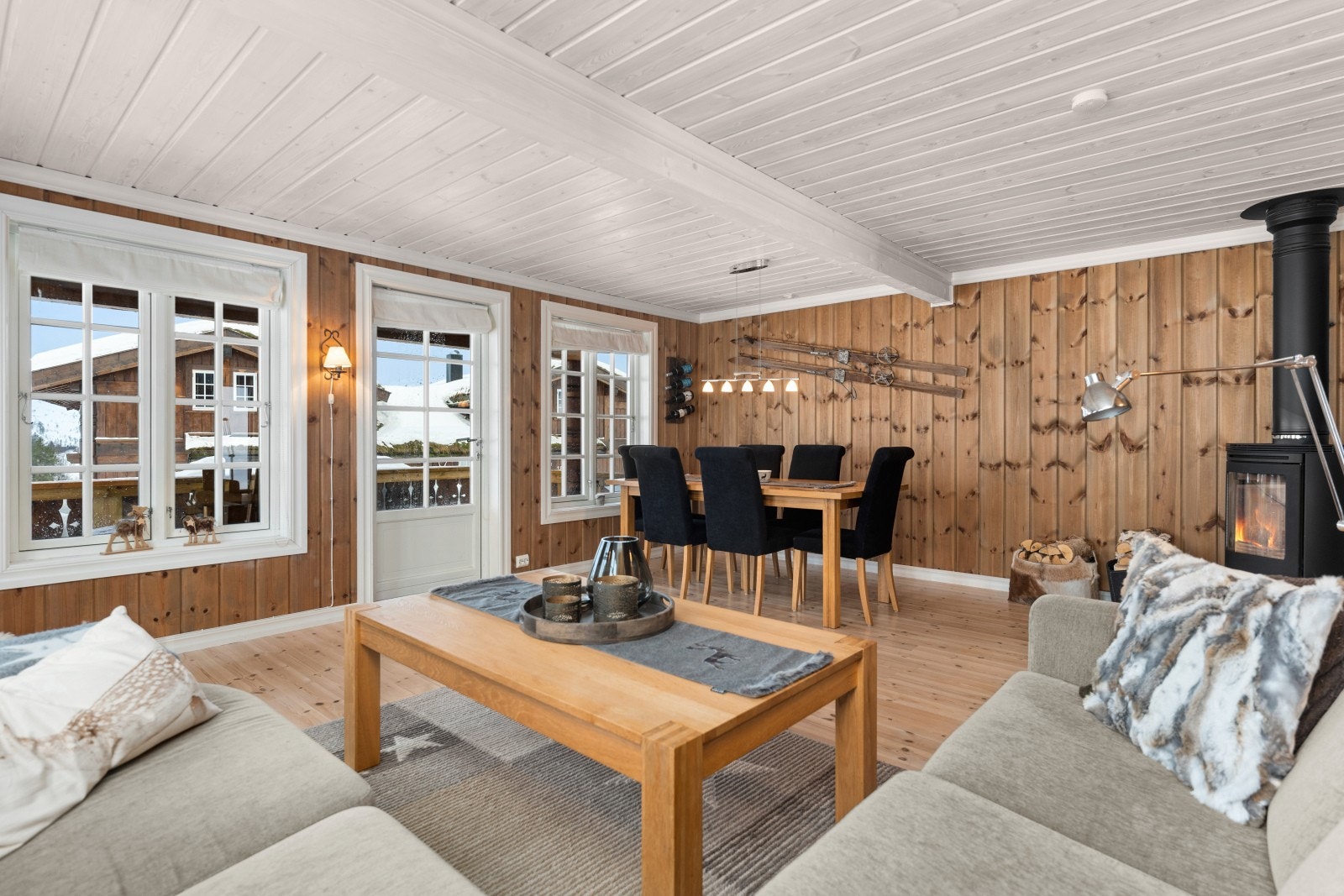 Stue med sittegruppe Galleribilde