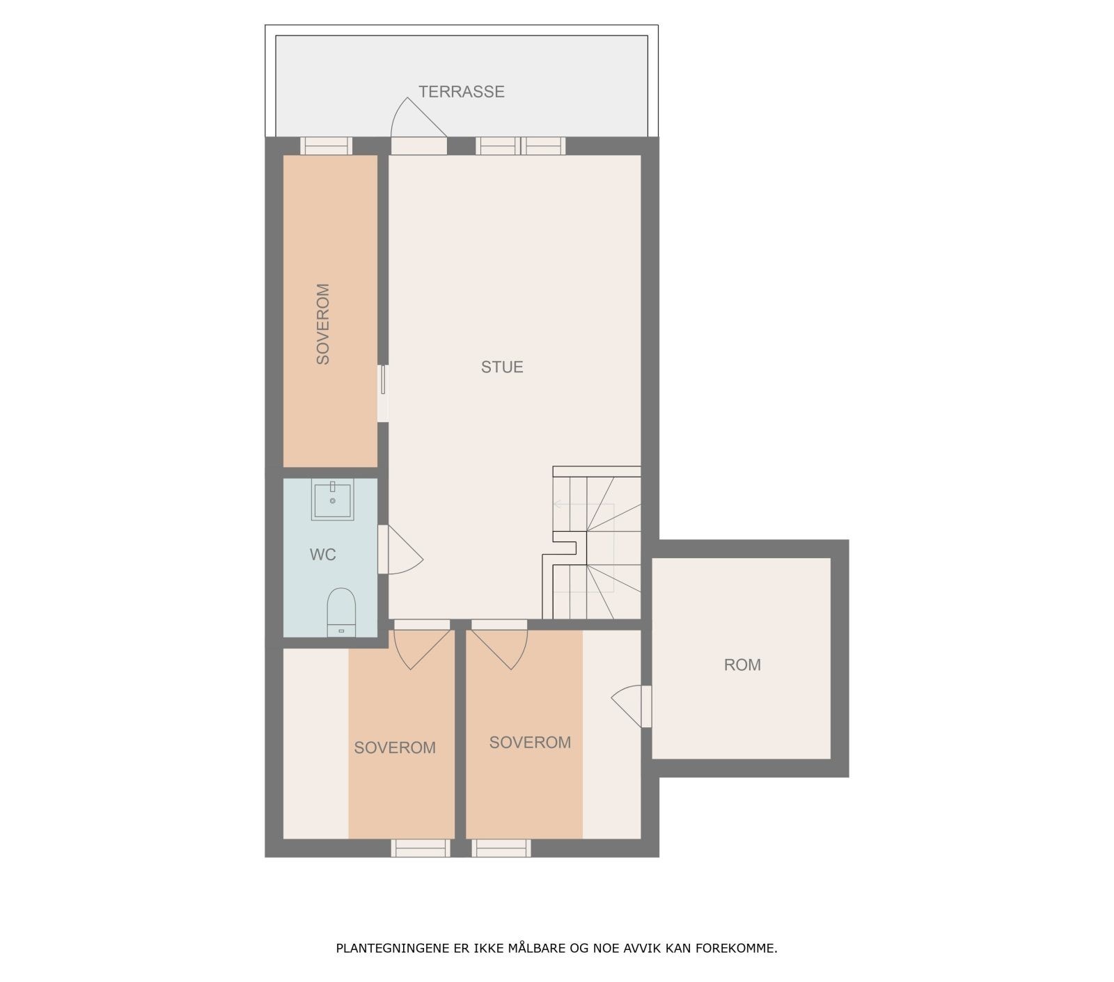 Plantegning 2. etasje Galleribilde