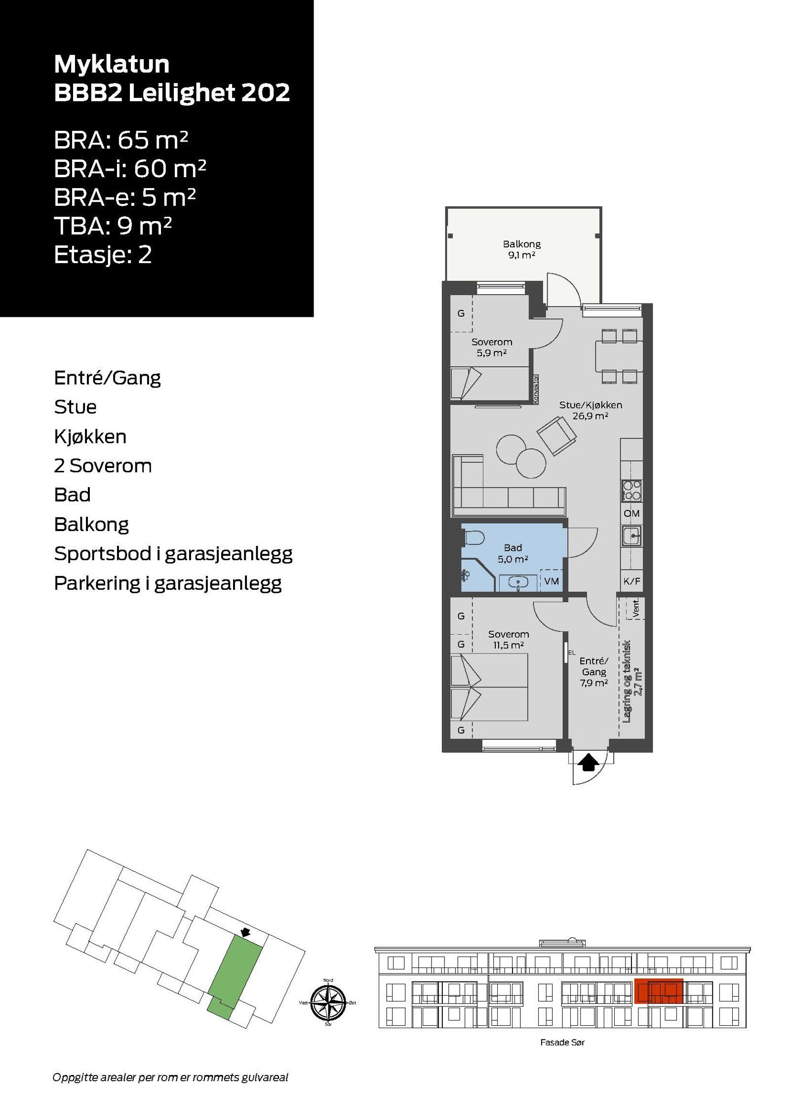 Myklatun BBB2 Leilighet 202 Galleribilde