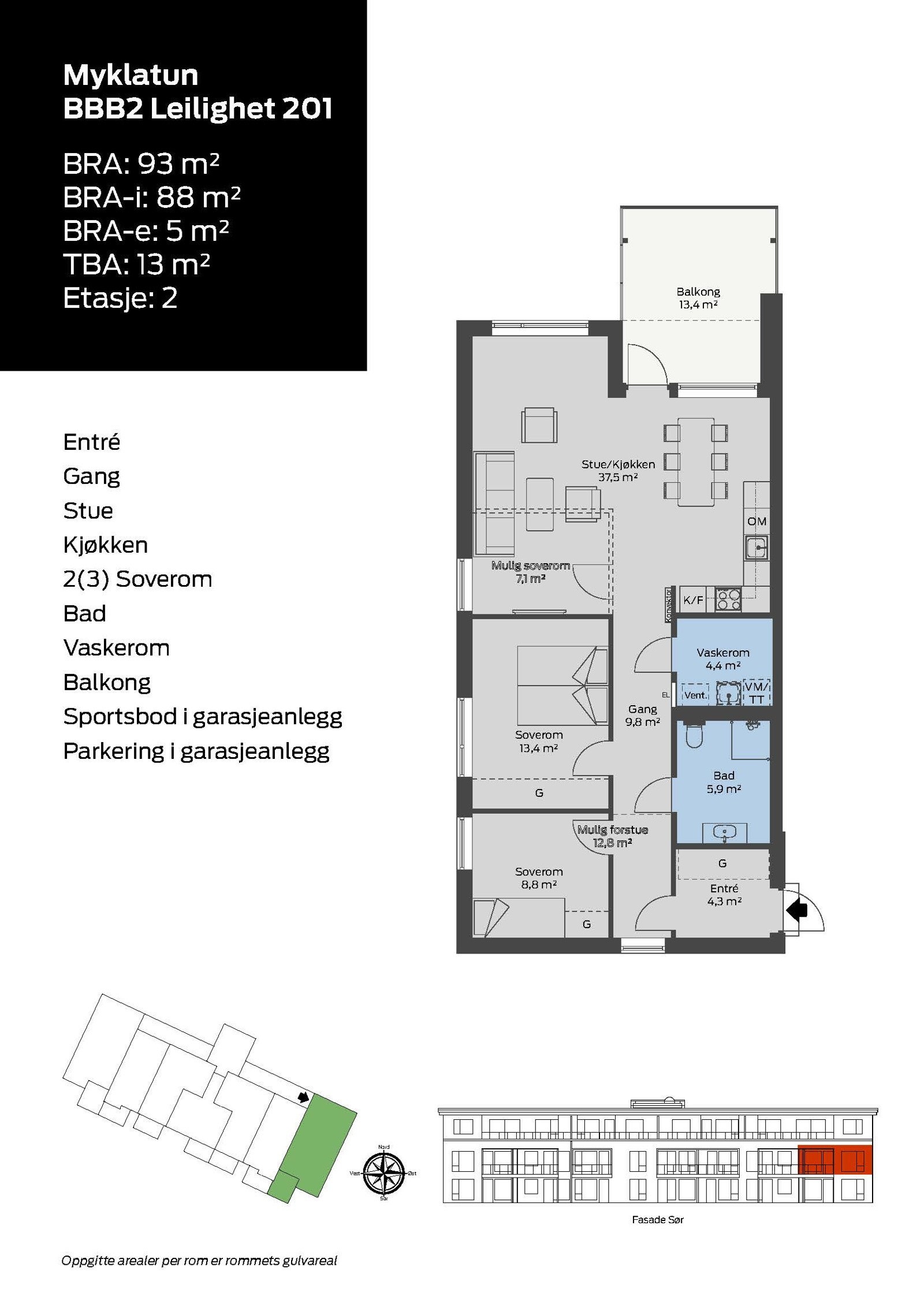 Myklatun BBB2 Leilighet 201 Galleribilde