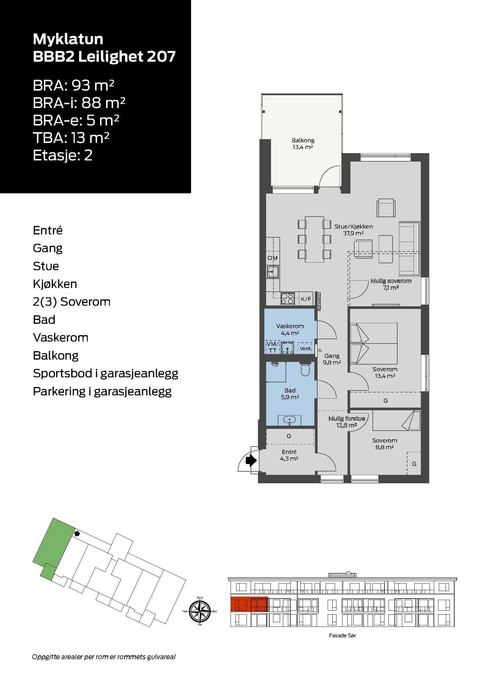 Myklatun BBB2 Leilighet 207 Galleribilde