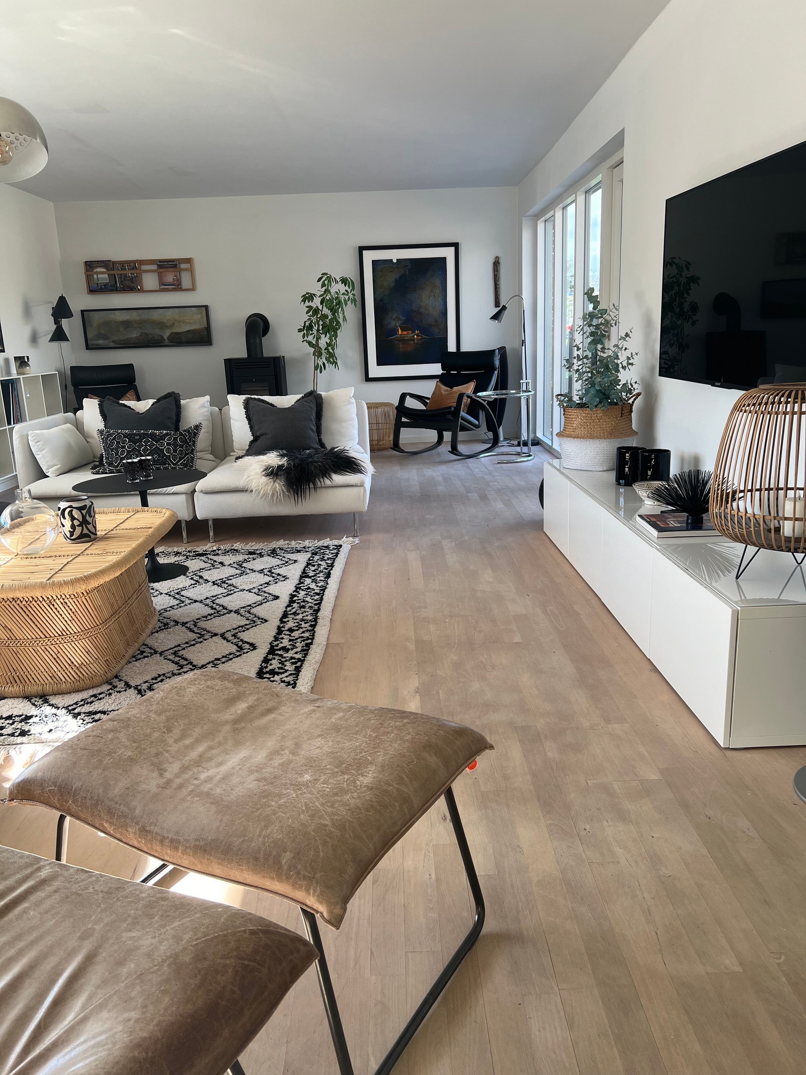 Utgang til hage fra stuen Galleribilde