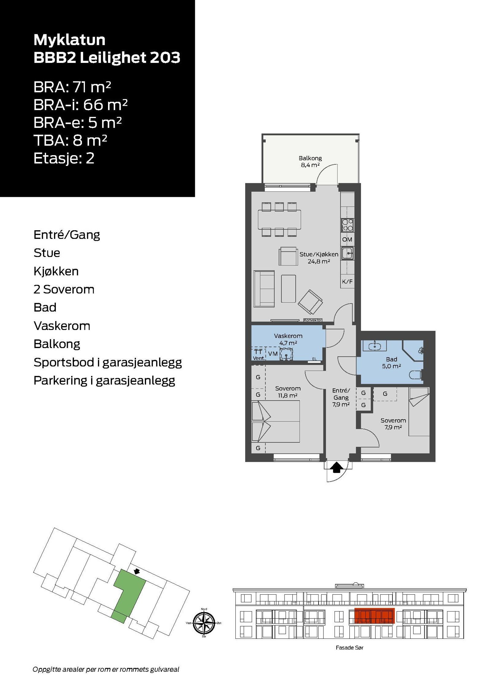 Myklatun BBB2 Leilighet 203 Galleribilde