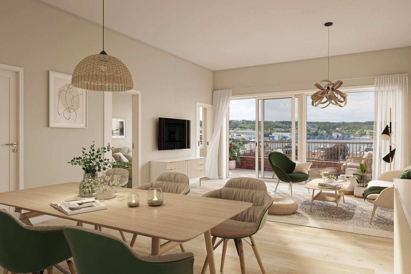 Lyst, lekkert og meget sentralt. Galleribilde