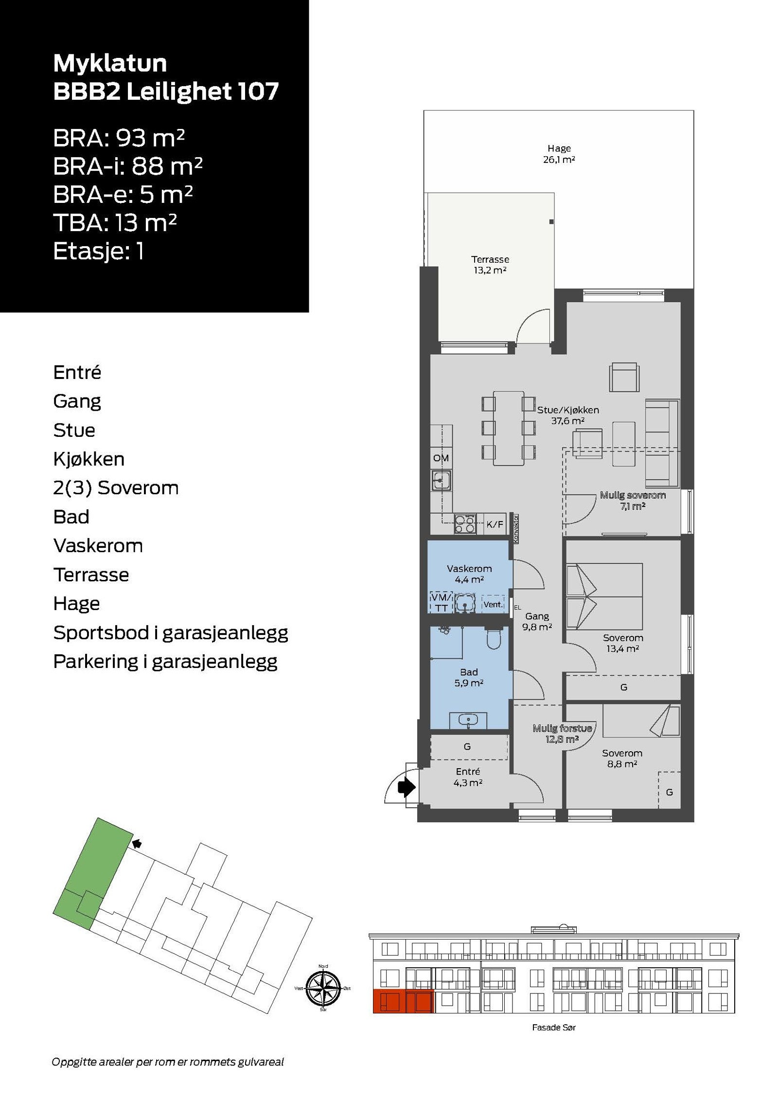 Myklatun BBB2 Leilighet 107 Galleribilde