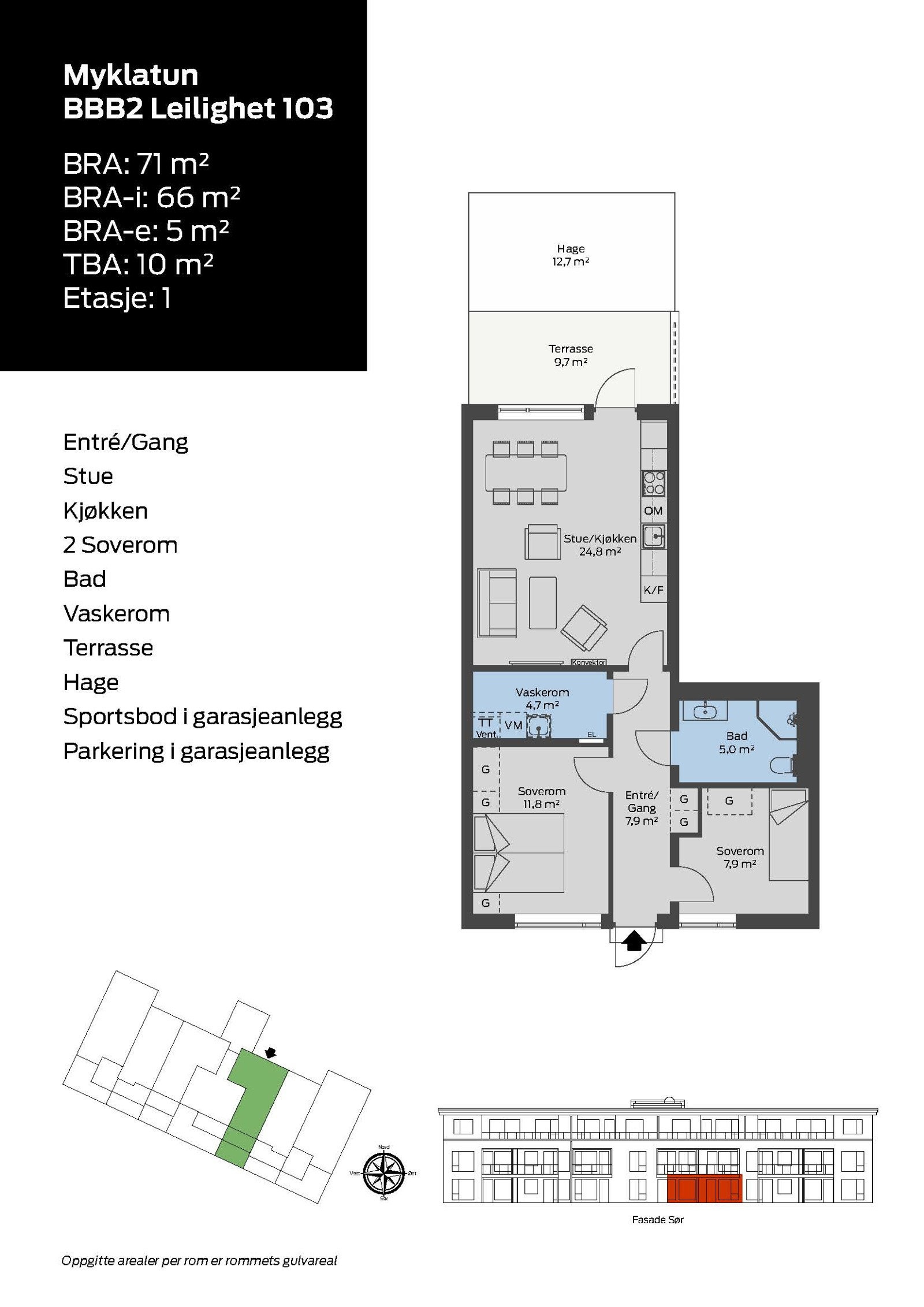 Myklatun BBB2 Leilighet 103 Galleribilde