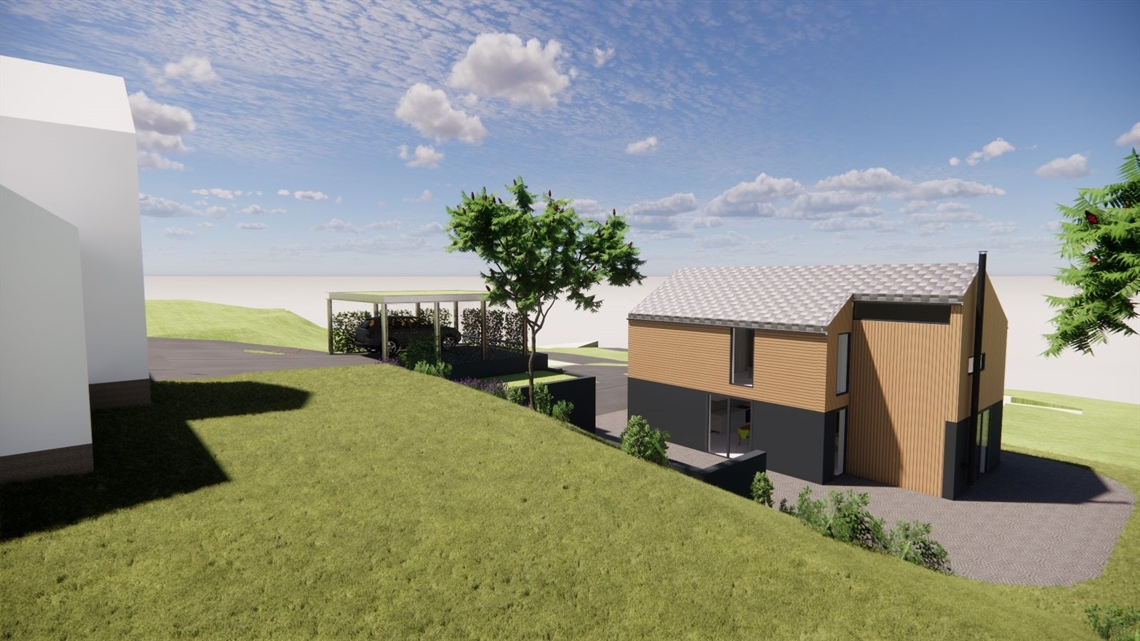 Foreslått bebyggelse - Illustrasjon og avvik kan forekomme Galleribilde