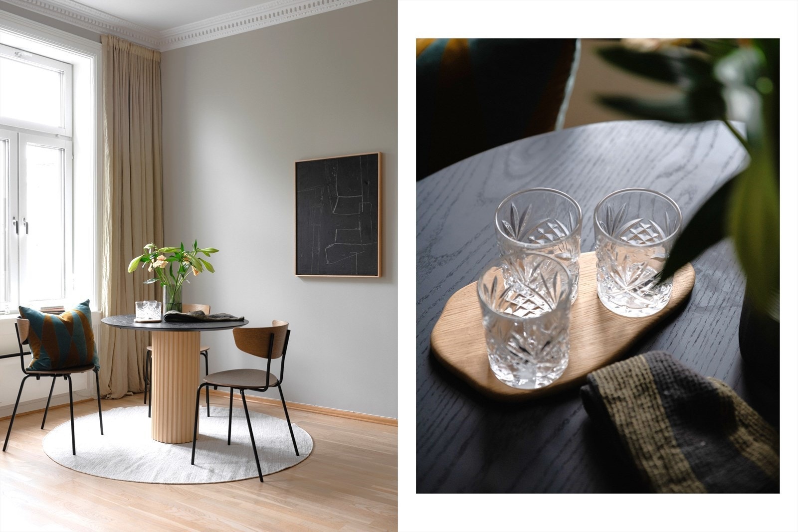 Kombinasjonen av den rause takhøyden, store vinduene og beliggenheten i høyden bidrar til en herlig romfølelse. Galleribilde