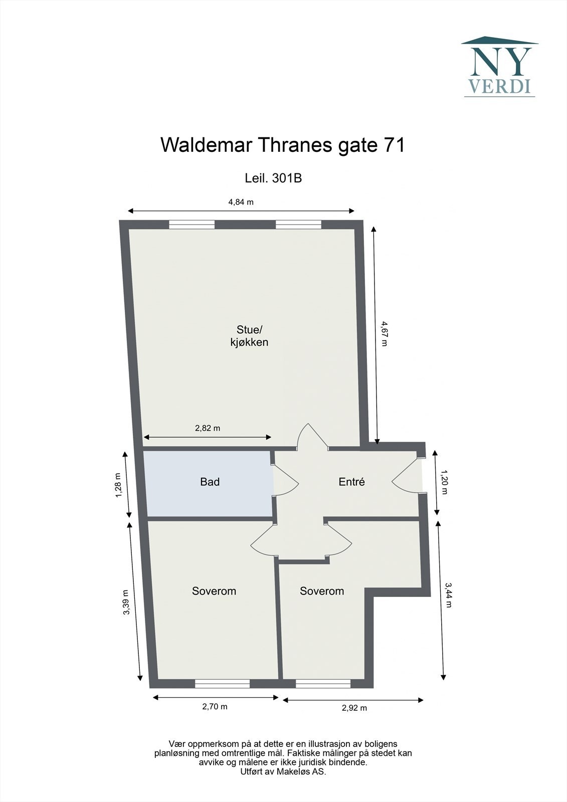 Plantegning. Galleribilde