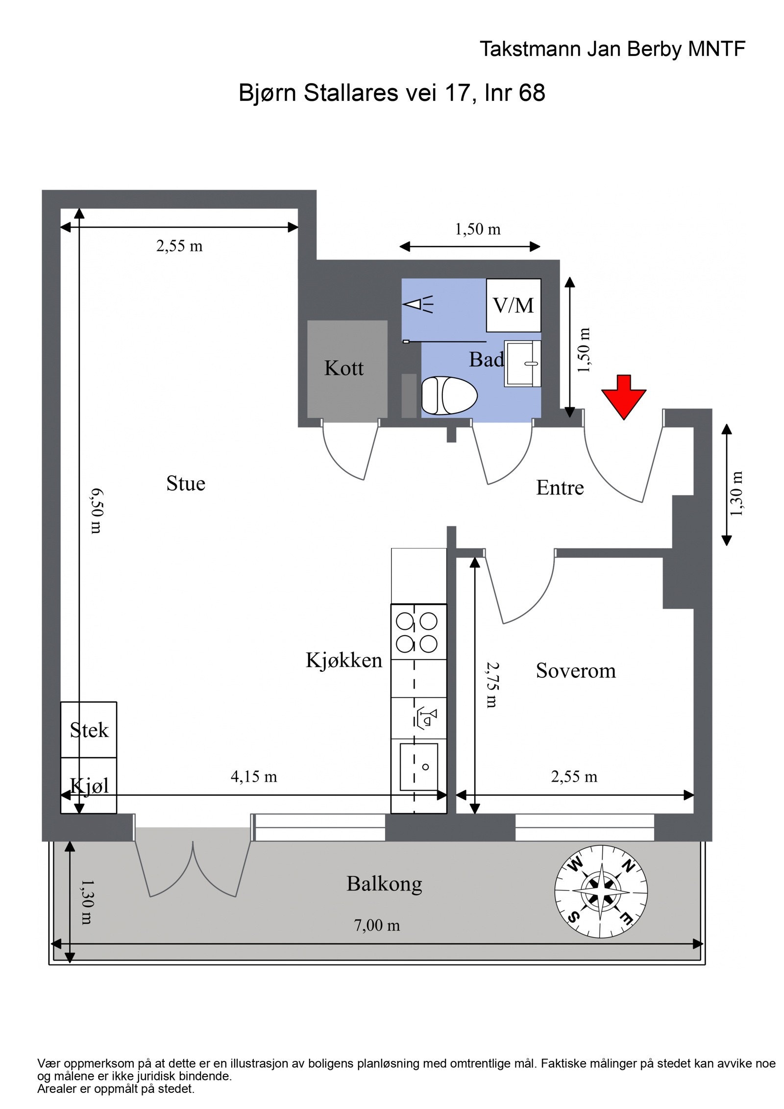 Planløsning. Galleribilde