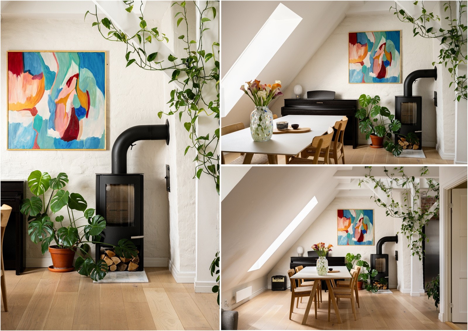 Herlig toppleilighet med god standard. Peisovn i stue. Et herlig nabolag. Galleribilde