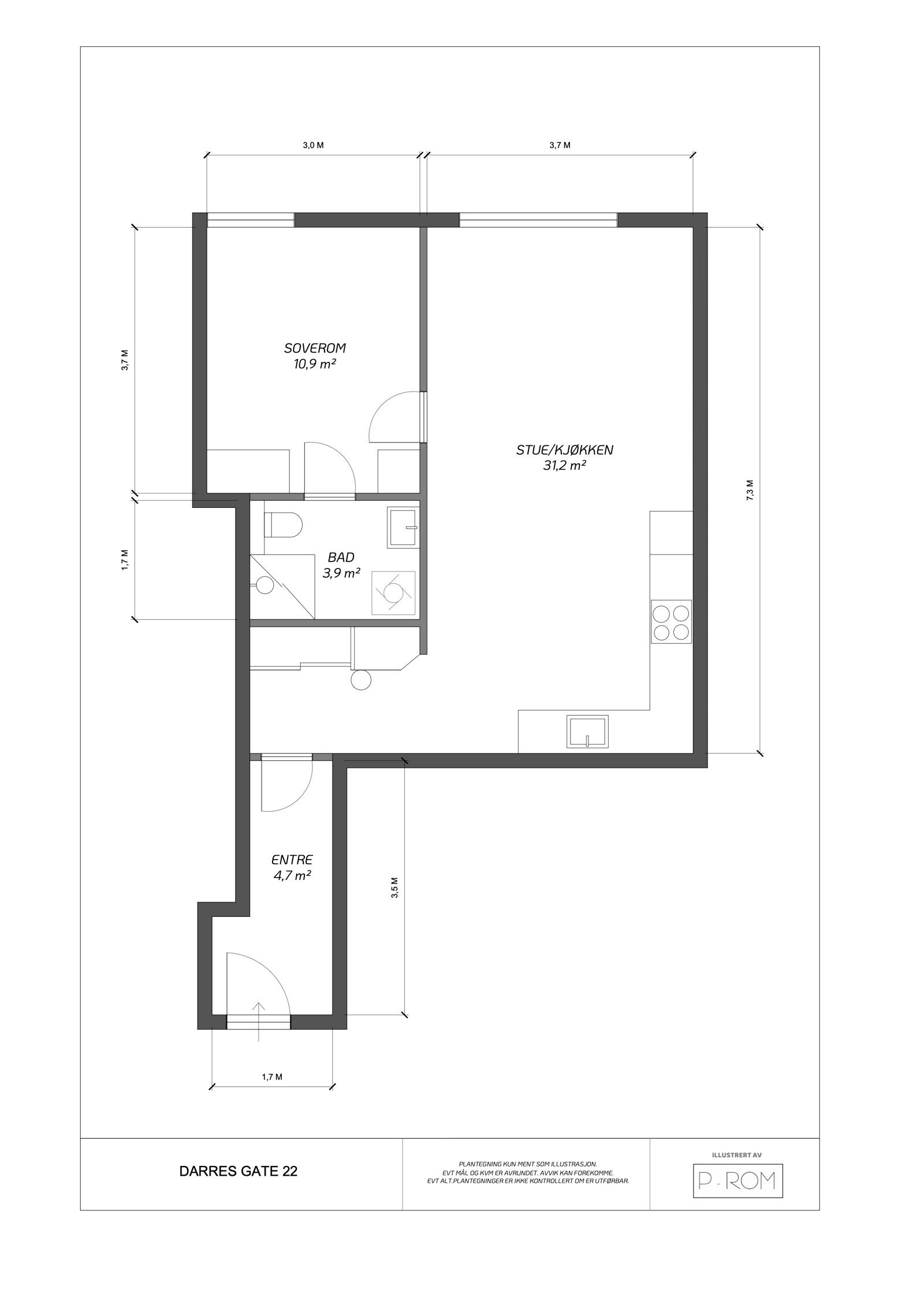 Hjemmet byr på en sjelden god romfølelse, noe som bør oppleves. Velkommen til visning! Galleribilde
