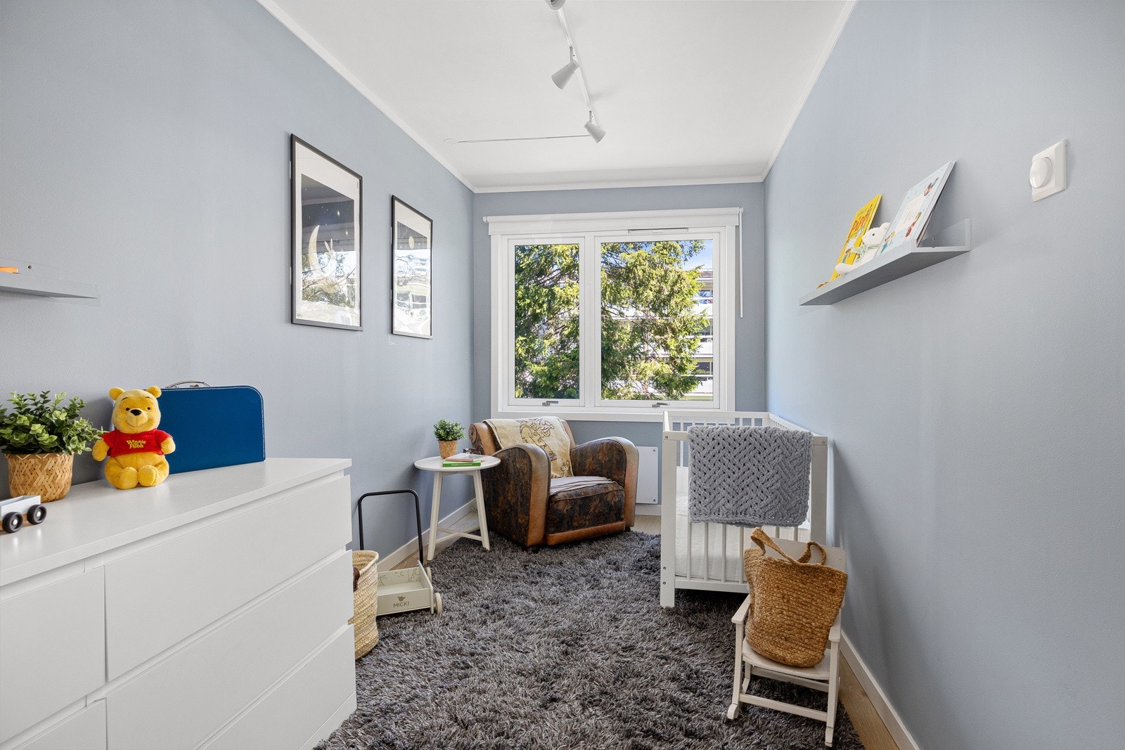 Soverommet ved siden av kan innredes med seng og garderobeløsning. Galleribilde