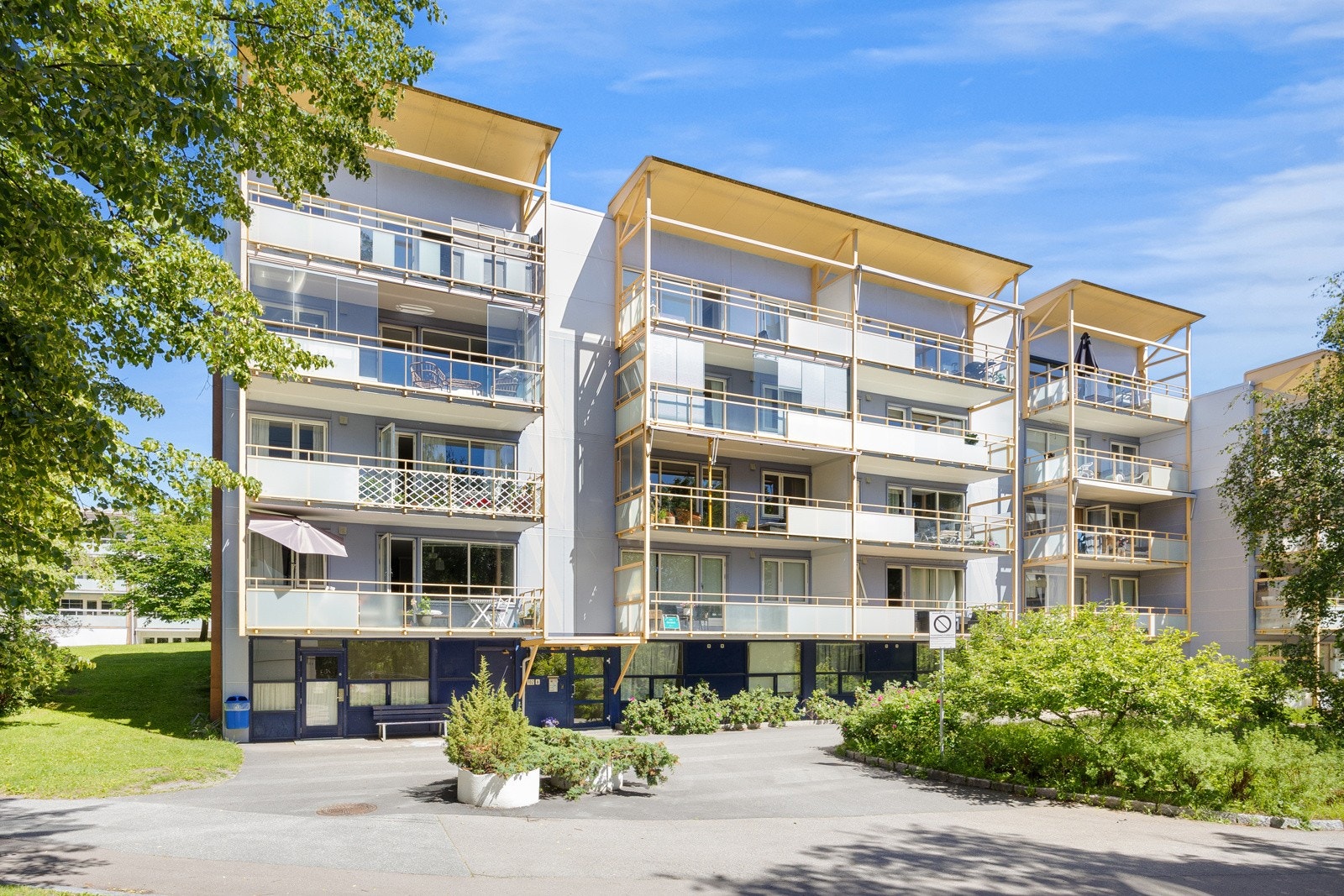 Leiligheten ligger i andre etasje. Galleribilde