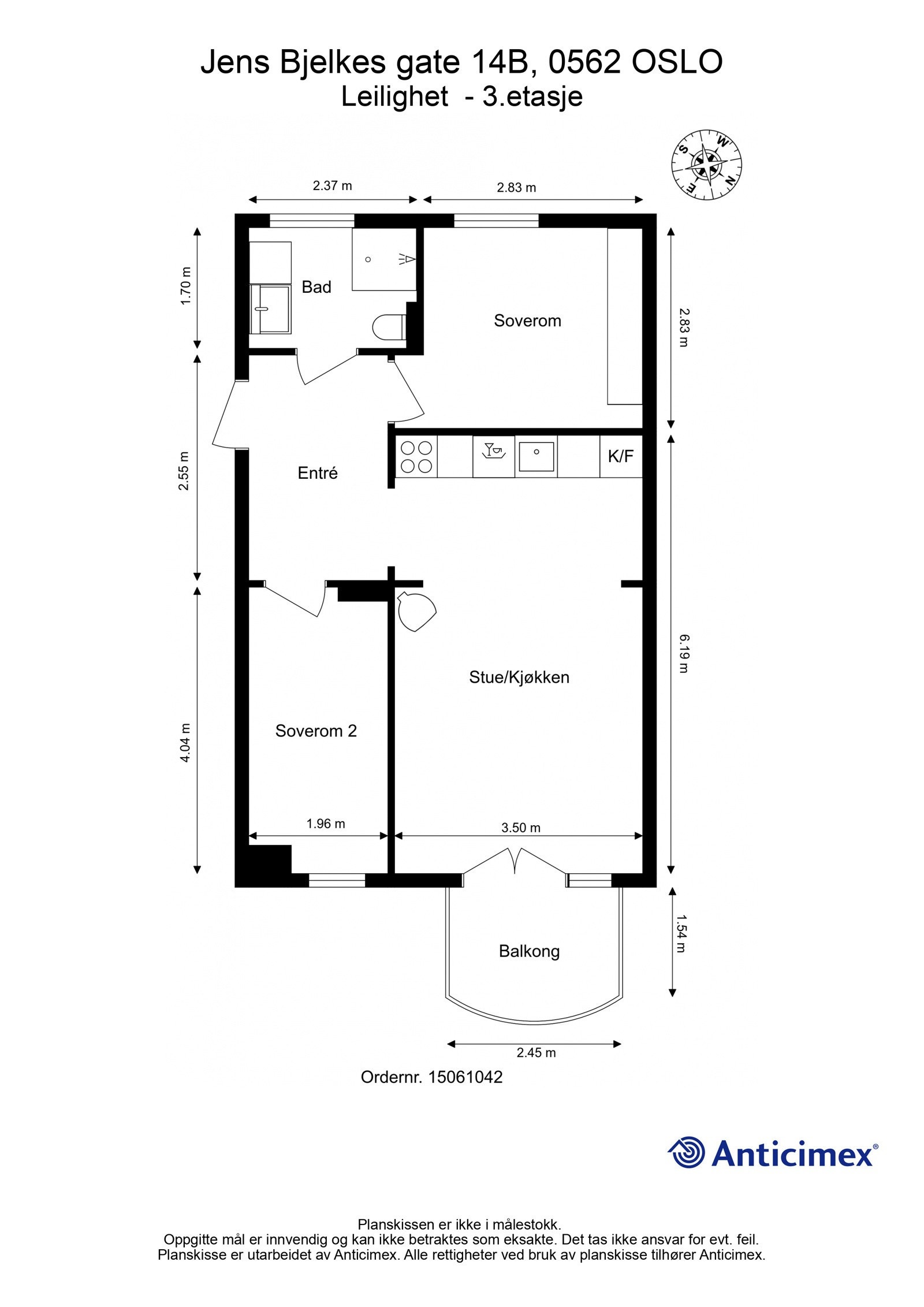 plantegning Galleribilde