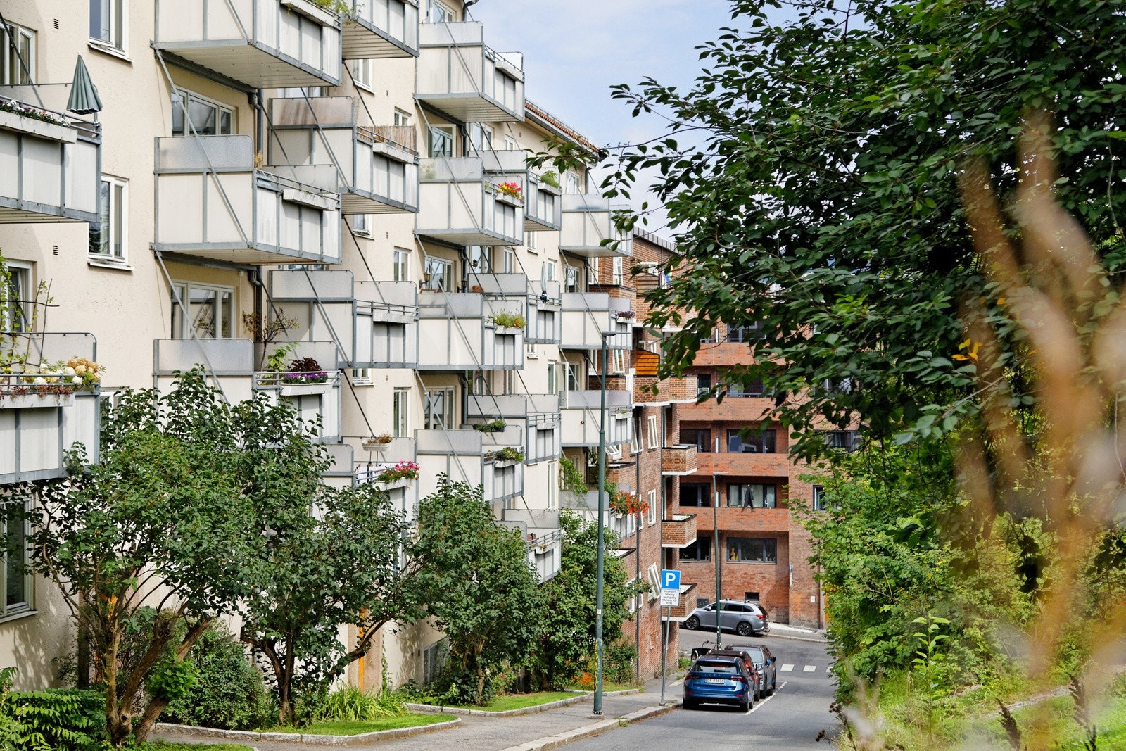 Fasade Akersbakken Borettslag Galleribilde