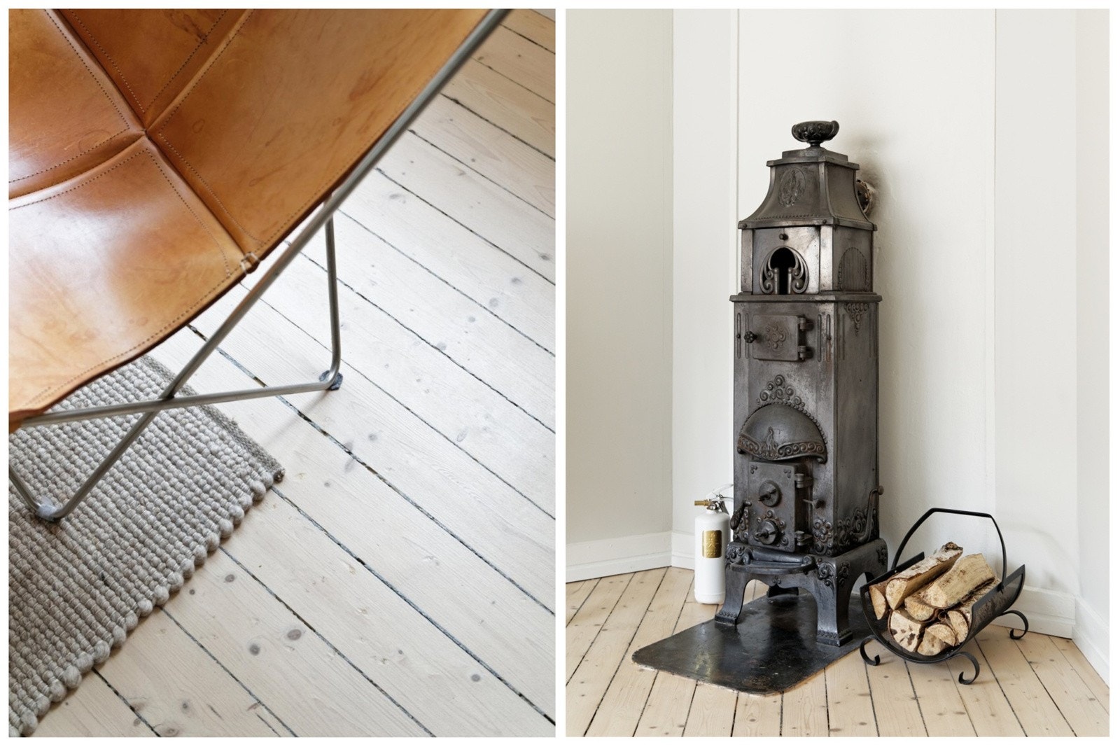 Fantastisk prisesseovn som gir en lun og god stemning om vinteren Galleribilde