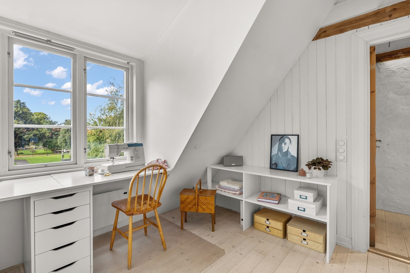 Her er det trivelig å sitte på hjemmekontor! Galleribilde