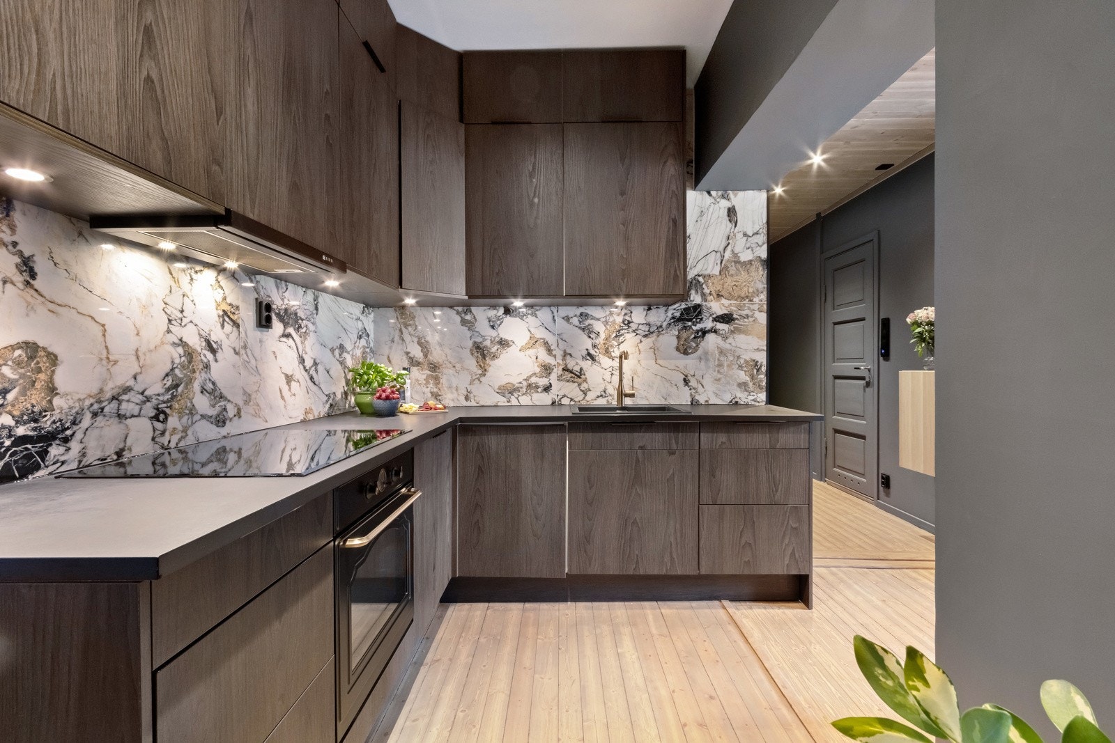 Det lekre kjøkkenet er levert av Norema. Galleribilde