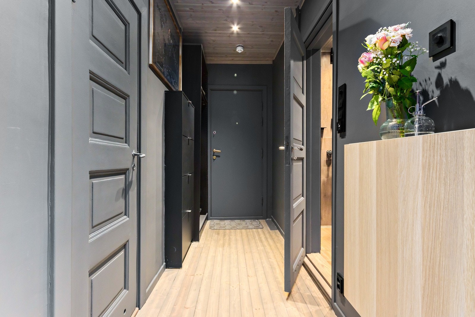 Inngangspartiet er lekkert og innbydende. Galleribilde