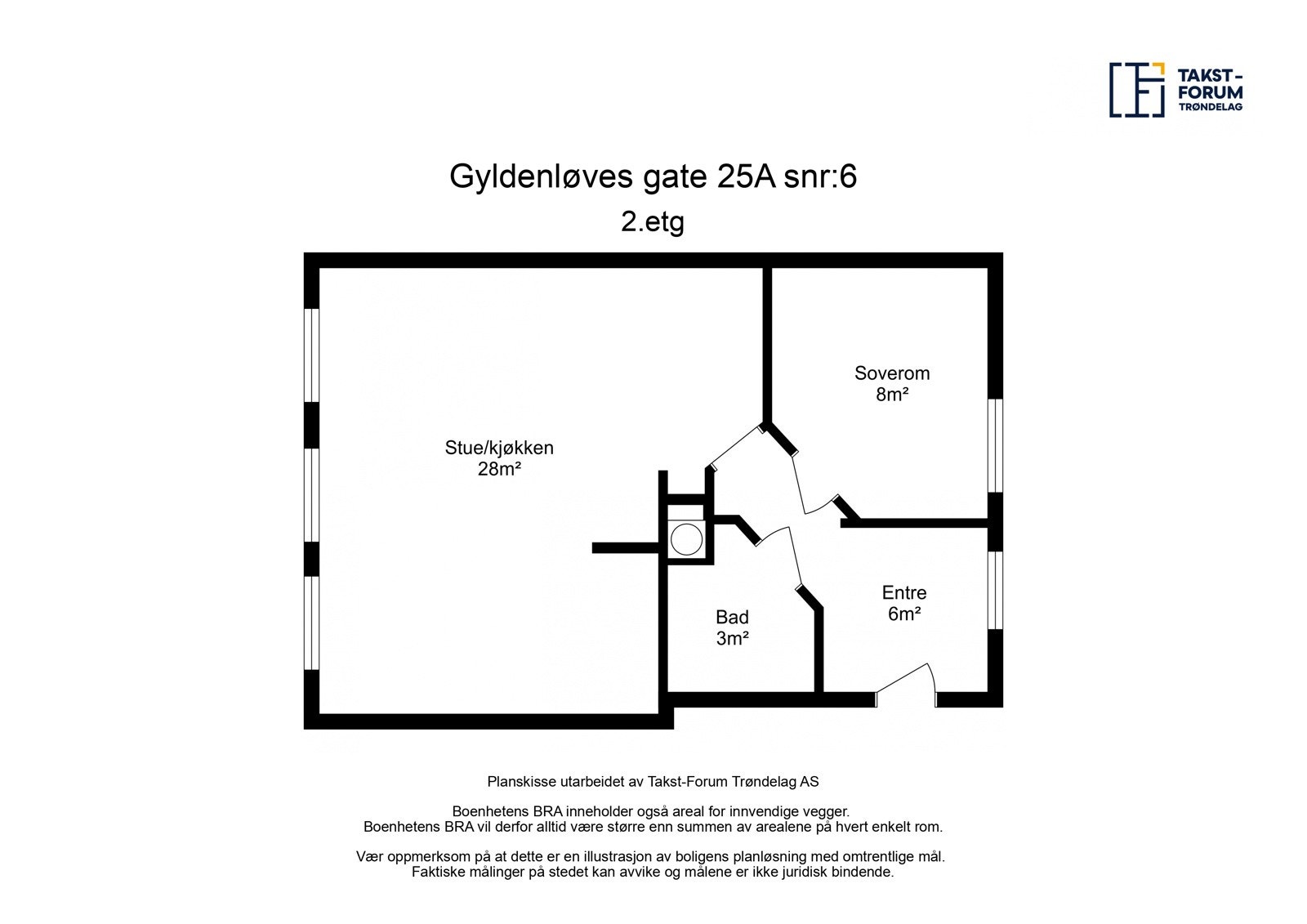 Planskisse 2. etasje. Galleribilde