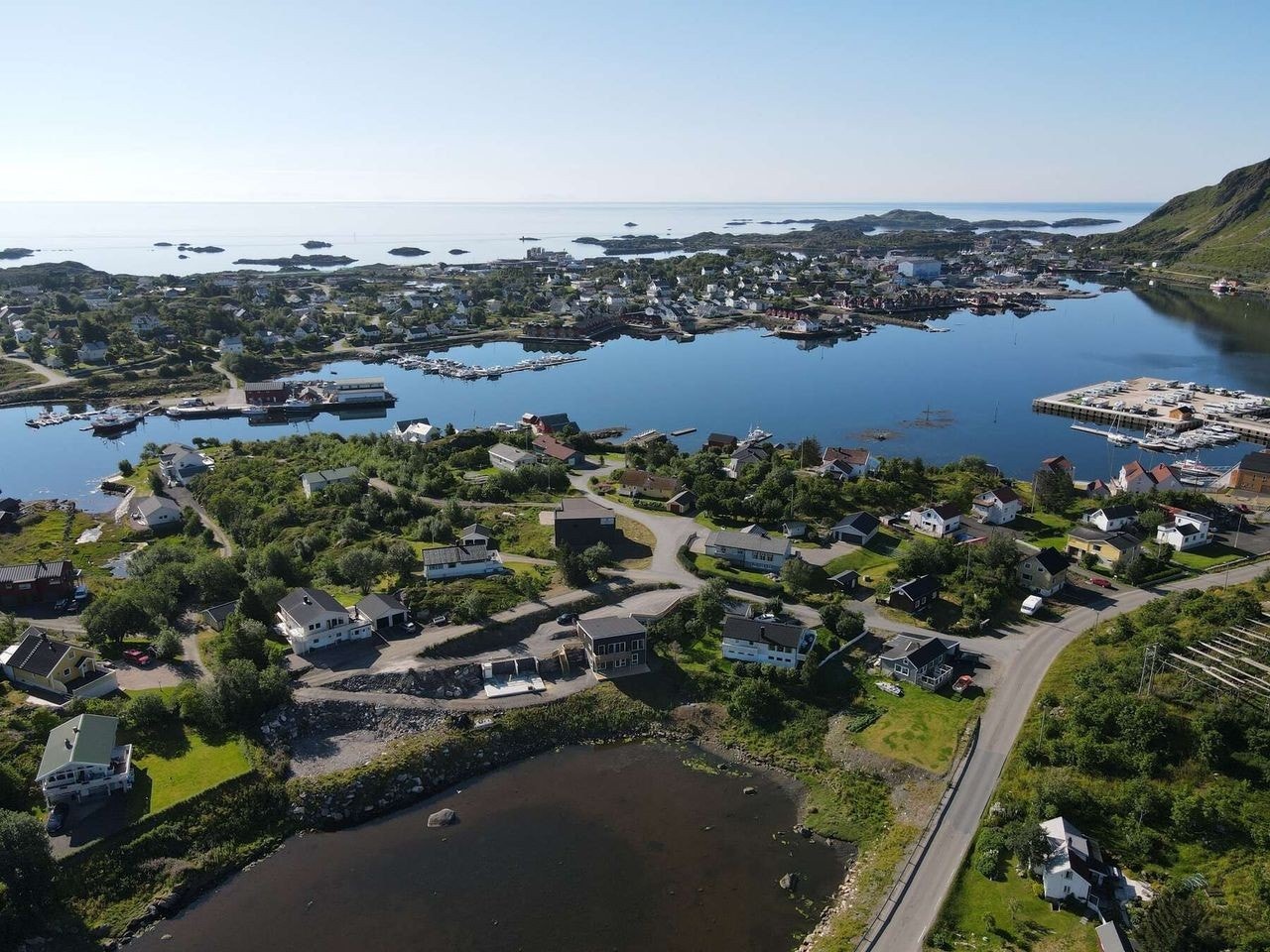 Eiendommen ligger flott til på Gjerneshaugan Galleribilde