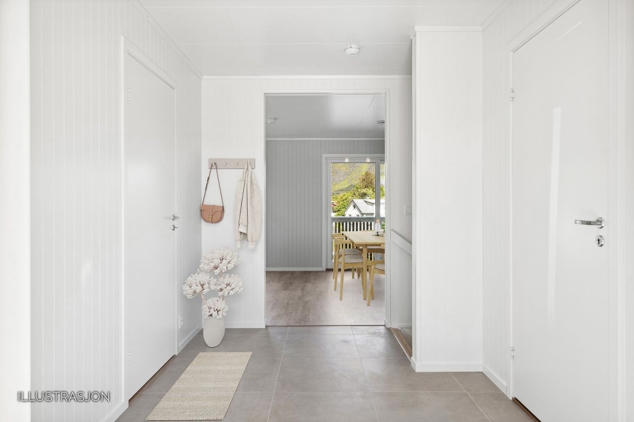 Velkommen inn! Illustrerte møbler Galleribilde