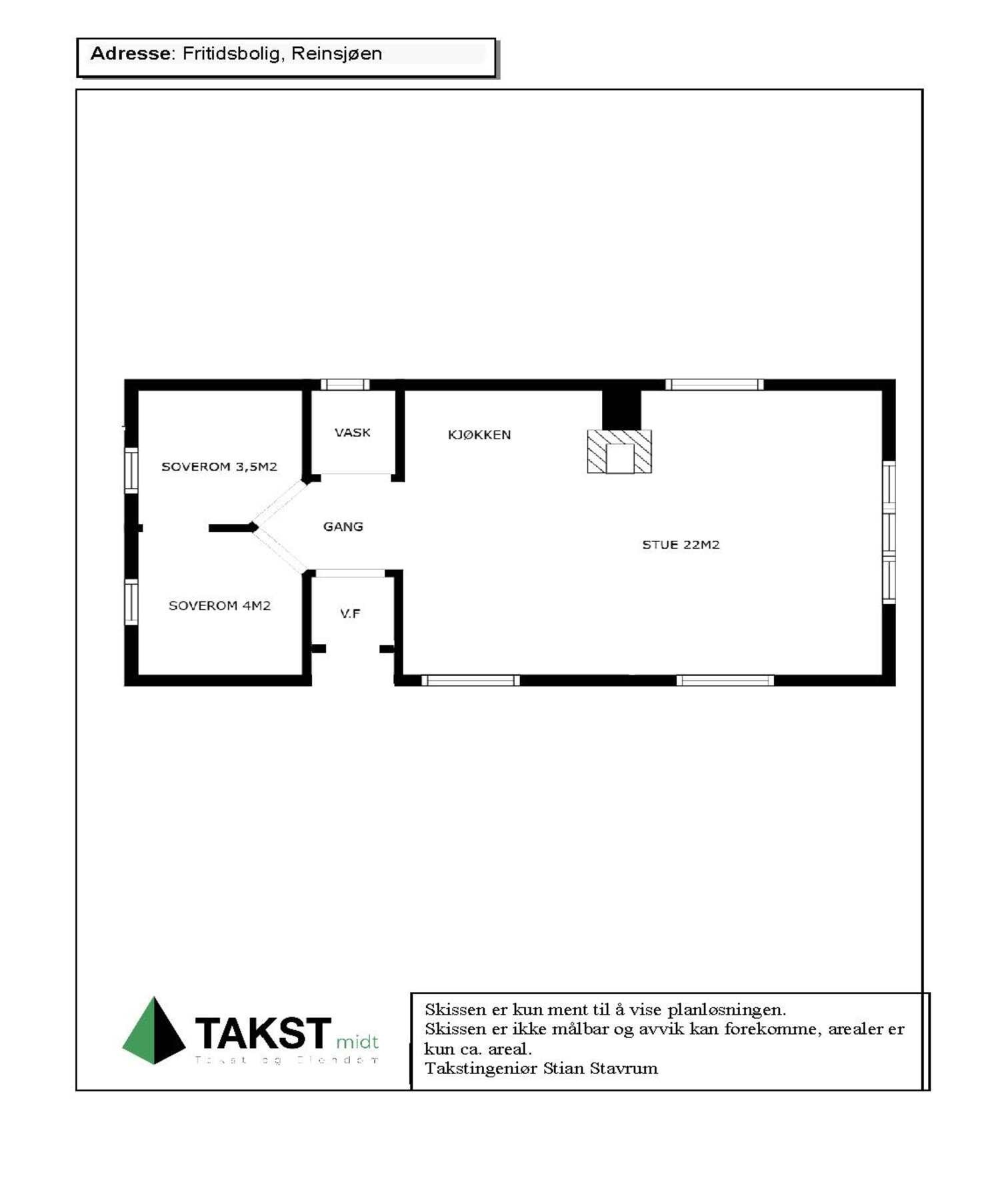 Planskisse Galleribilde