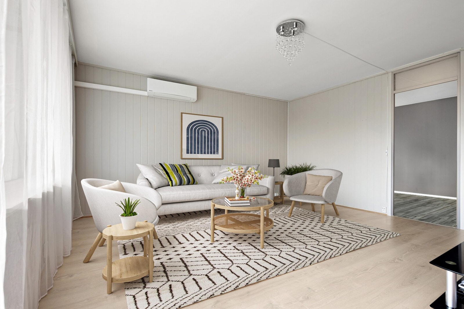 Smakfull og oppgradert 2-roms andelsleilighet Galleribilde