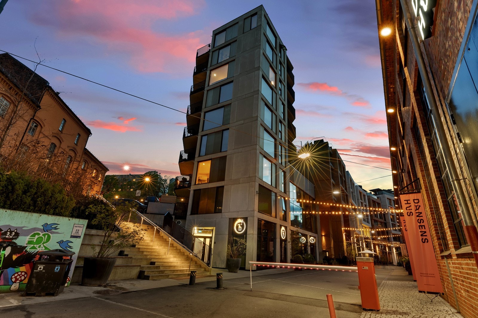Du har Dansens hus og populære Mathallen som nærmeste nabo. Galleribilde