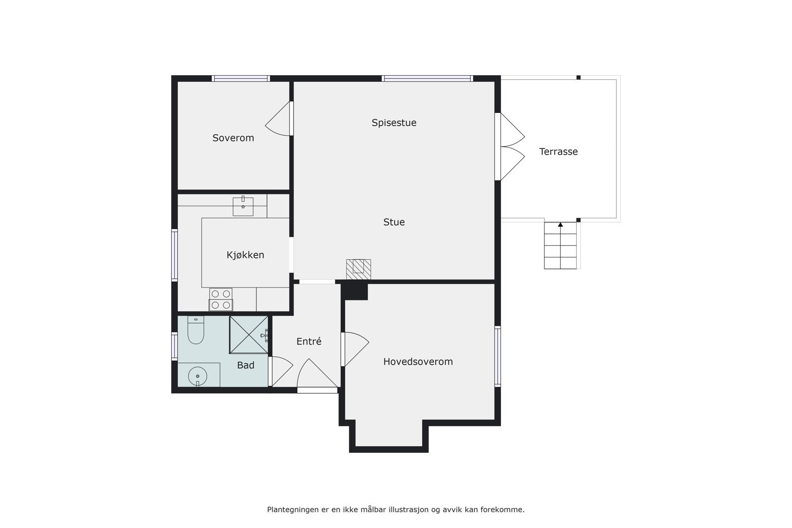 Plantegning Galleribilde