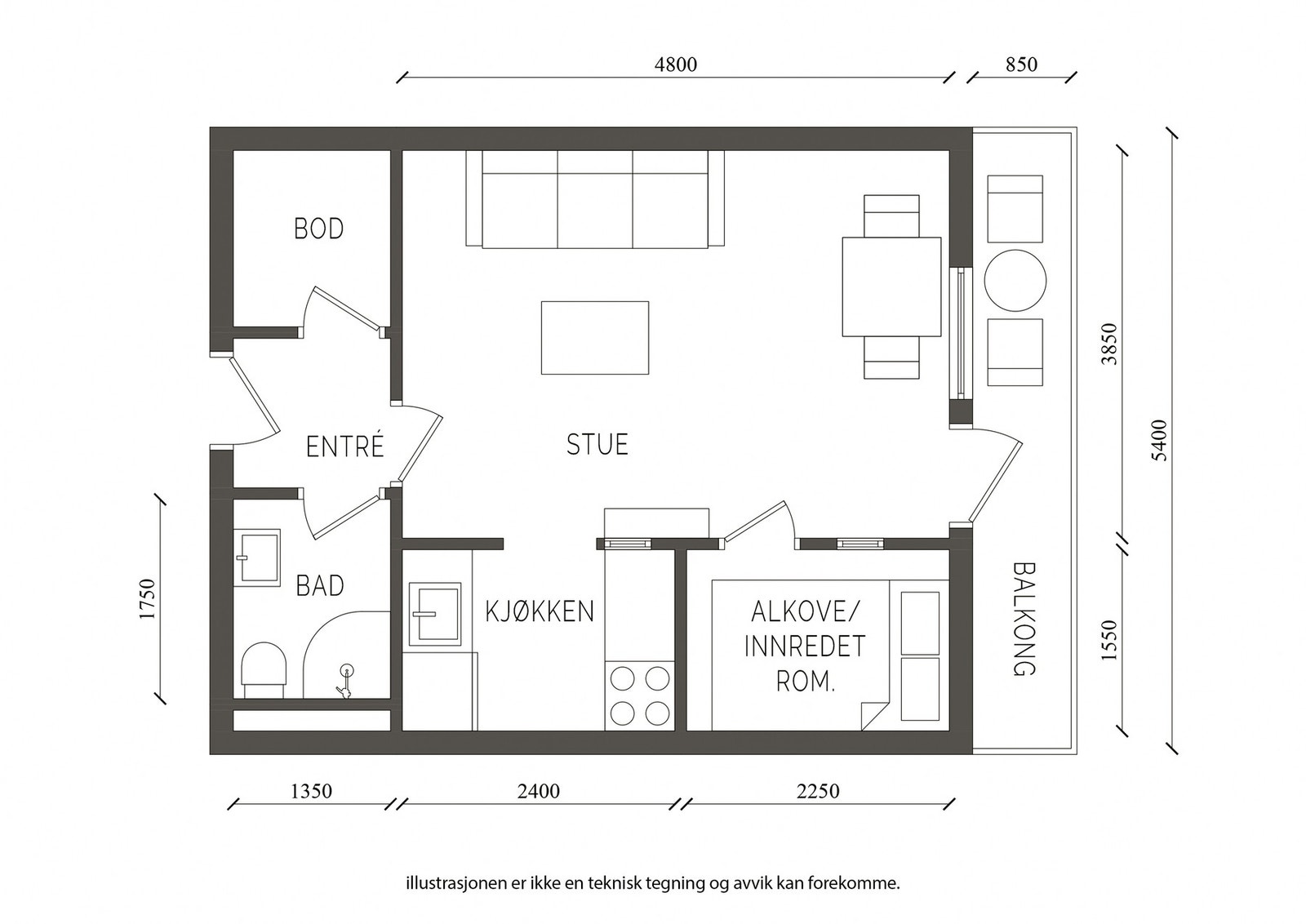 Plantegning. Galleribilde