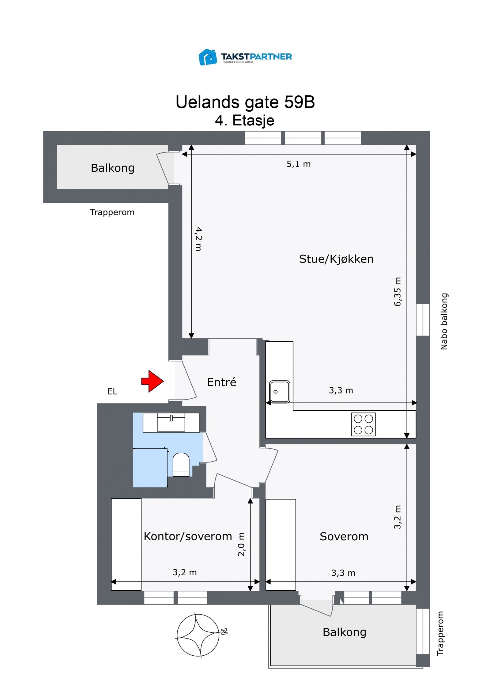 Planskisse. Galleribilde